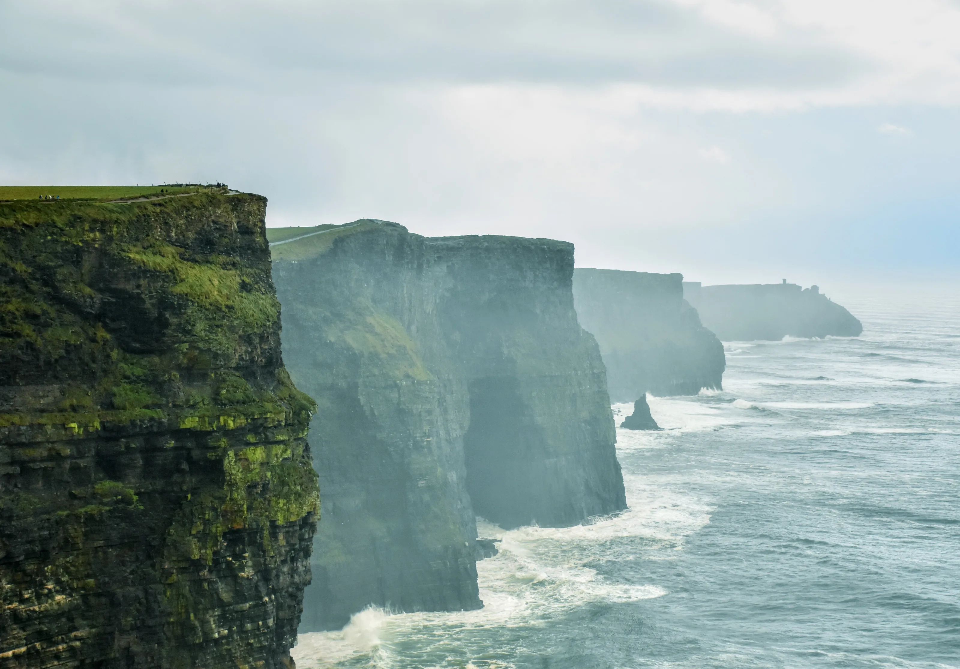 Cliffs, one after another