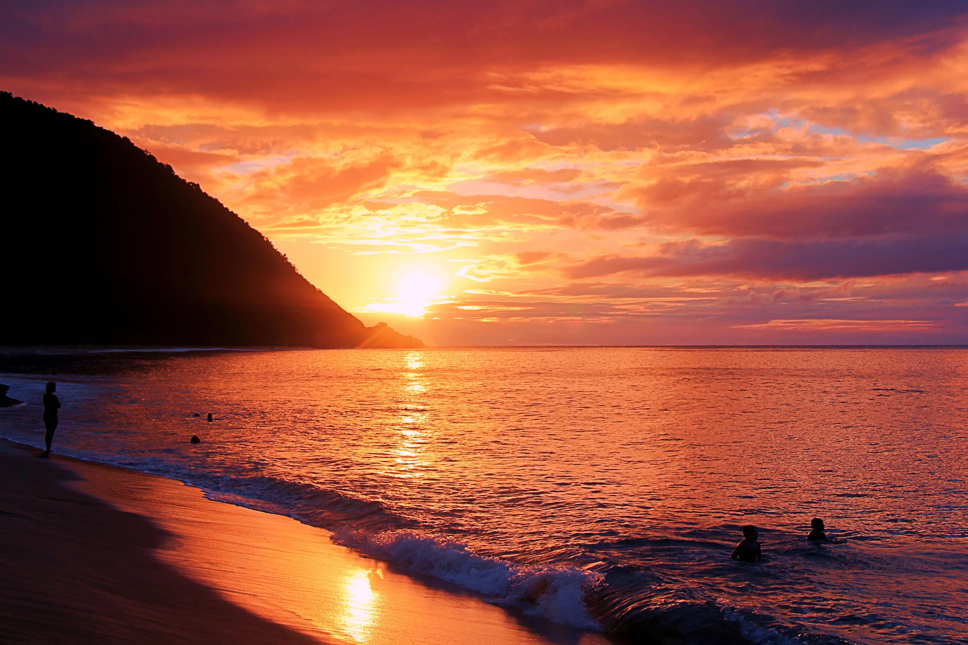 glowy sunset