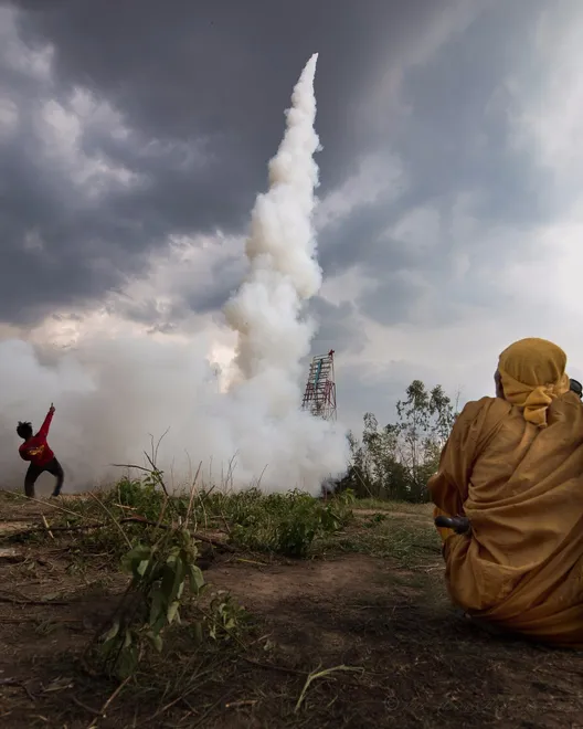 Blast off!