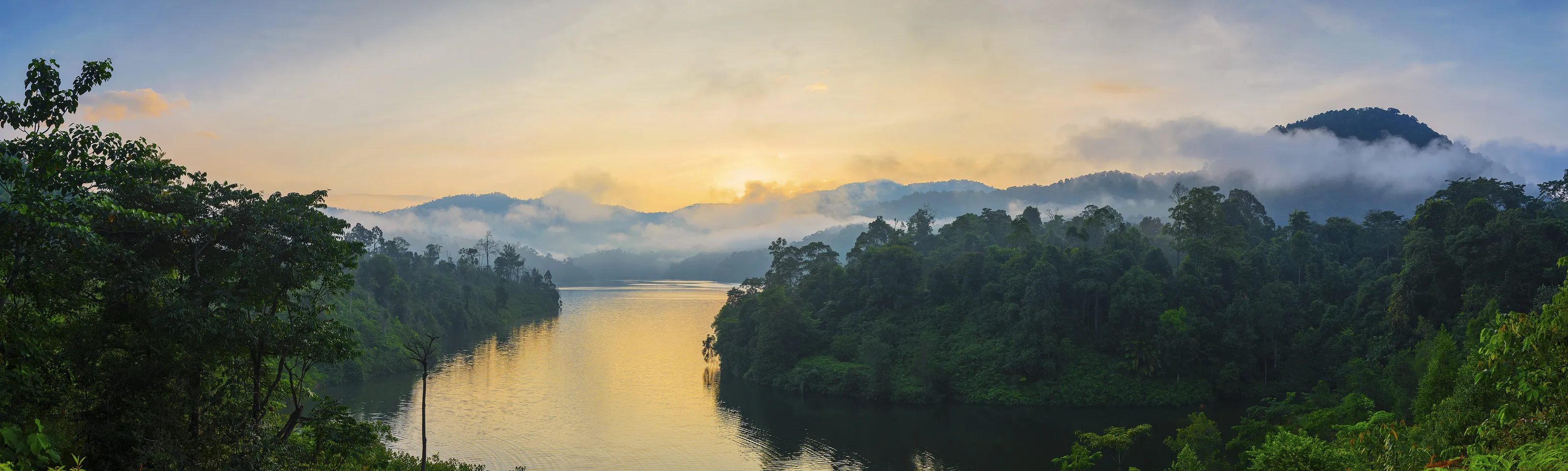 Sunrise at Semenyih Dam, Malaysia