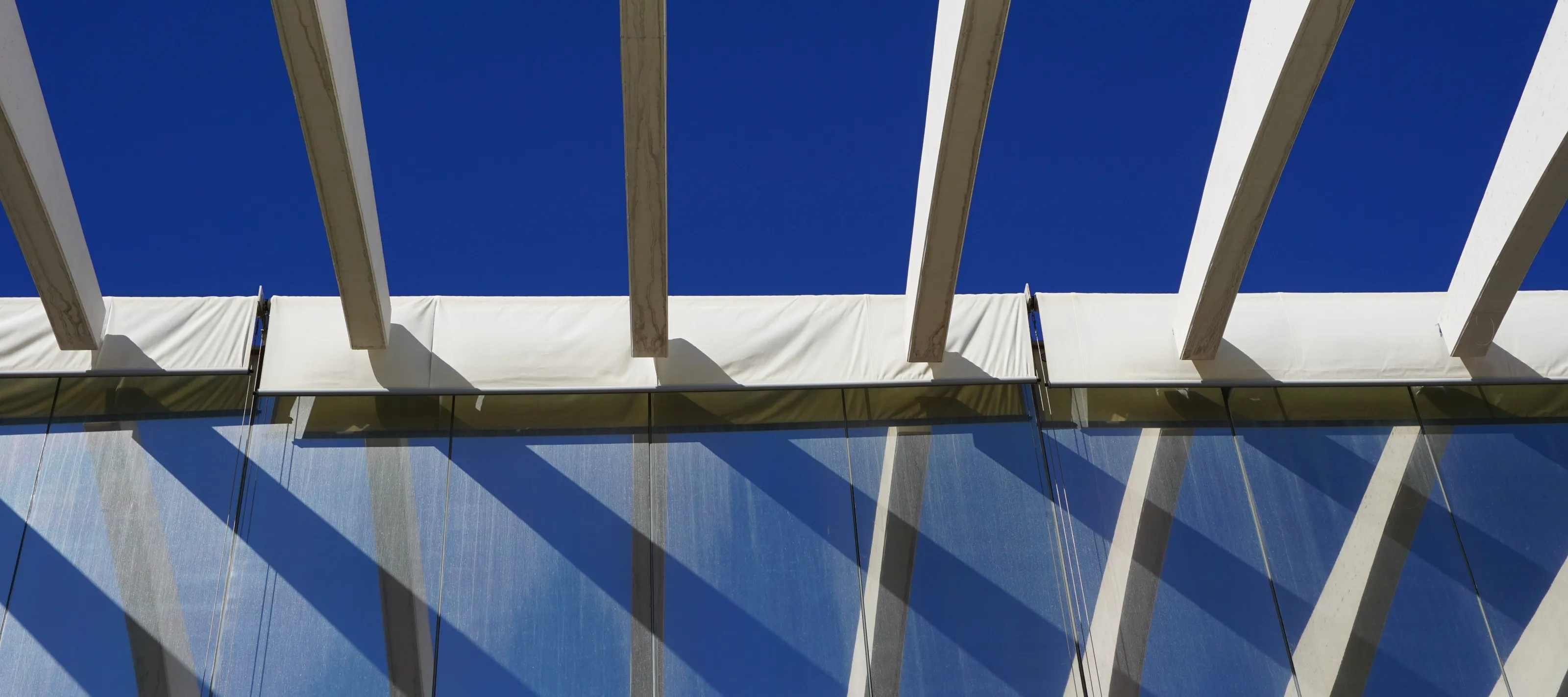 Abstract tent with lines
