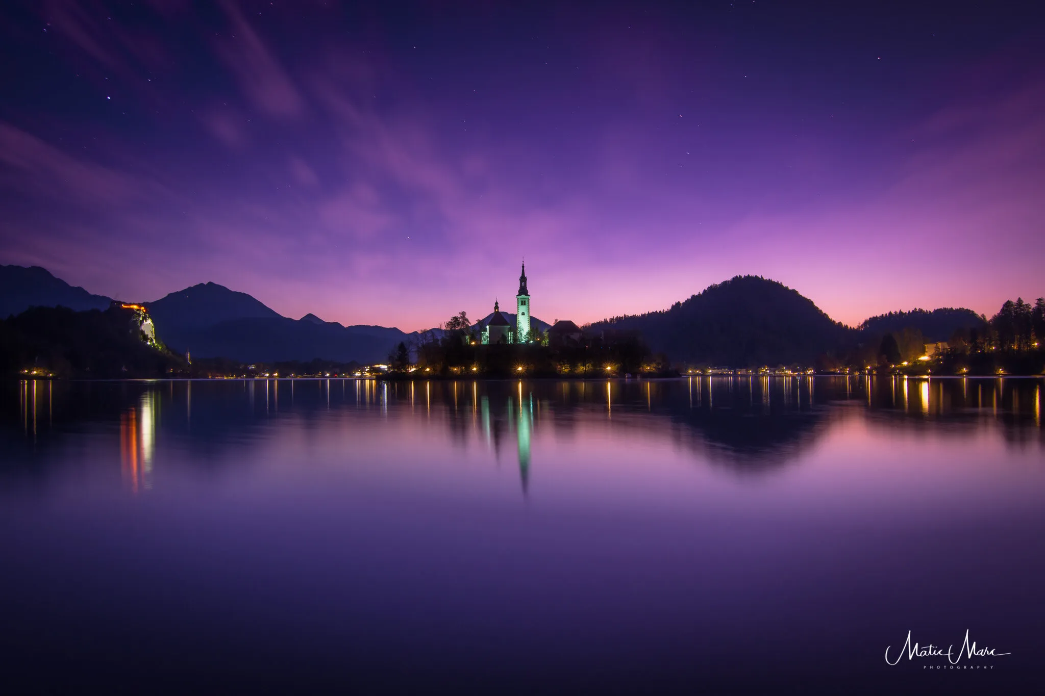 Bled Island at Blue Hour