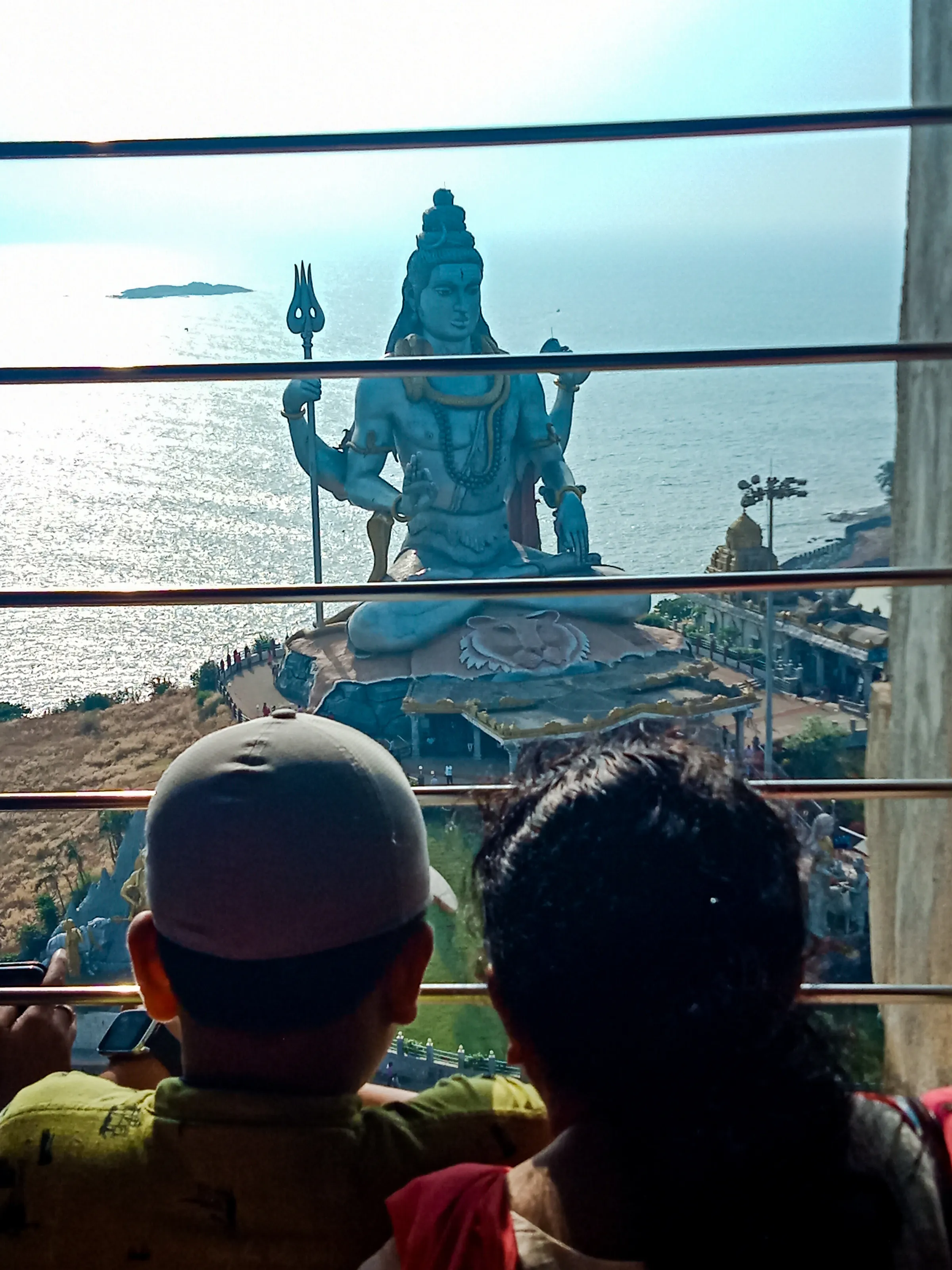 A lord view through a window