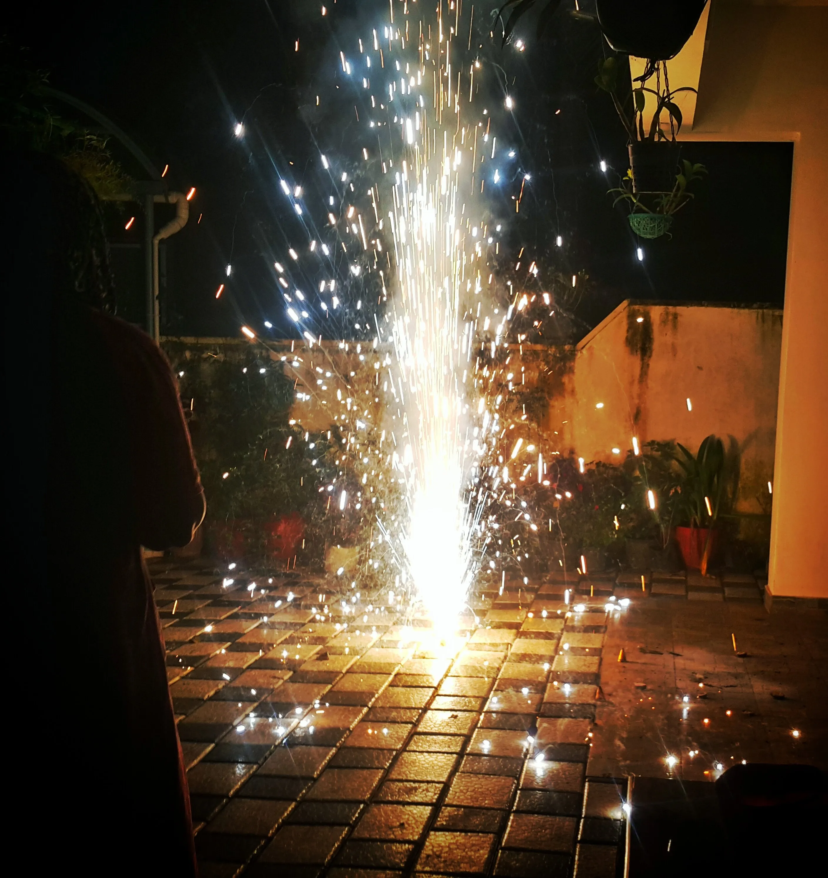 Fire in work