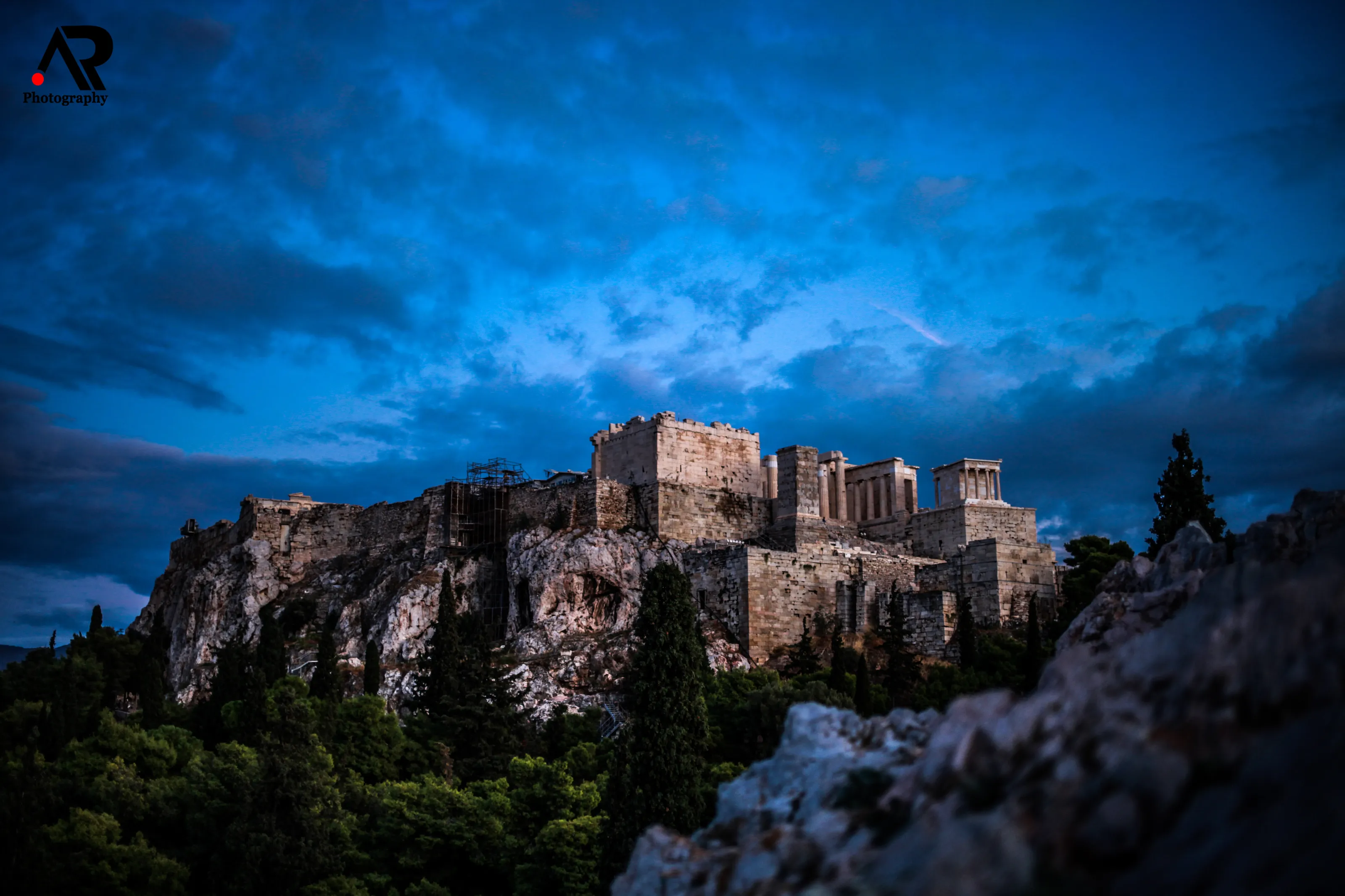 Beautiful view of Acropolis.