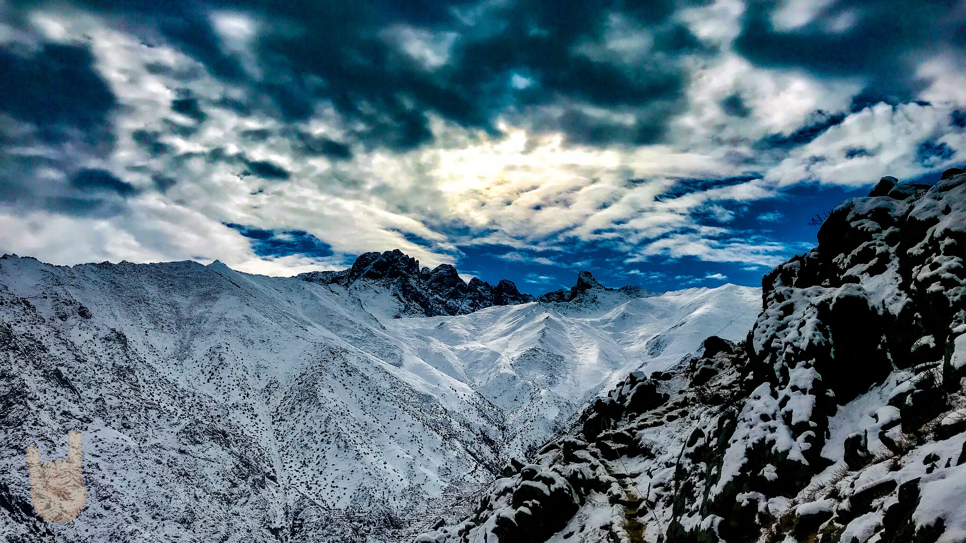 A beautiful game of Hide n seek over the Himalayas