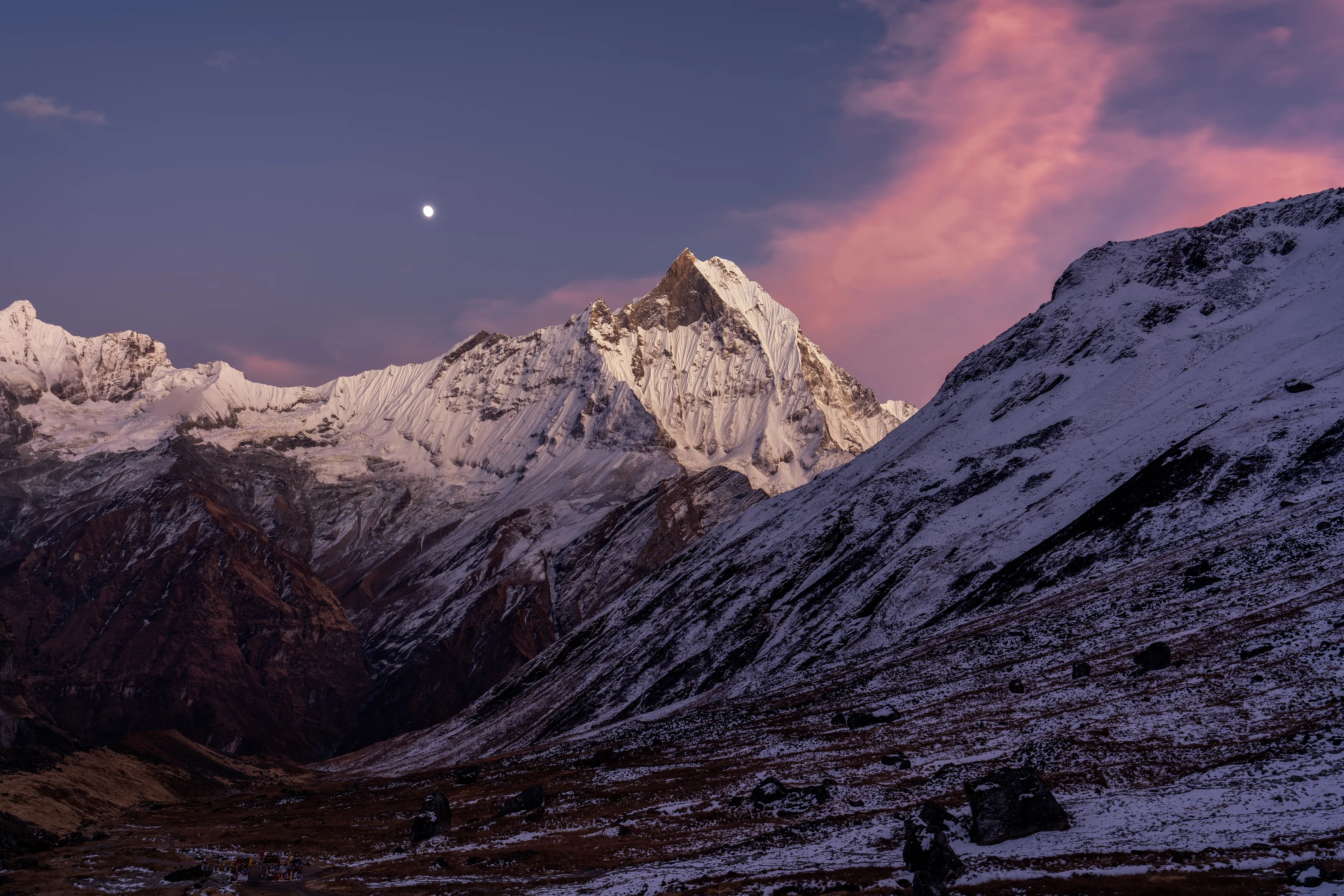 Evening views at Annapurna Base Camp