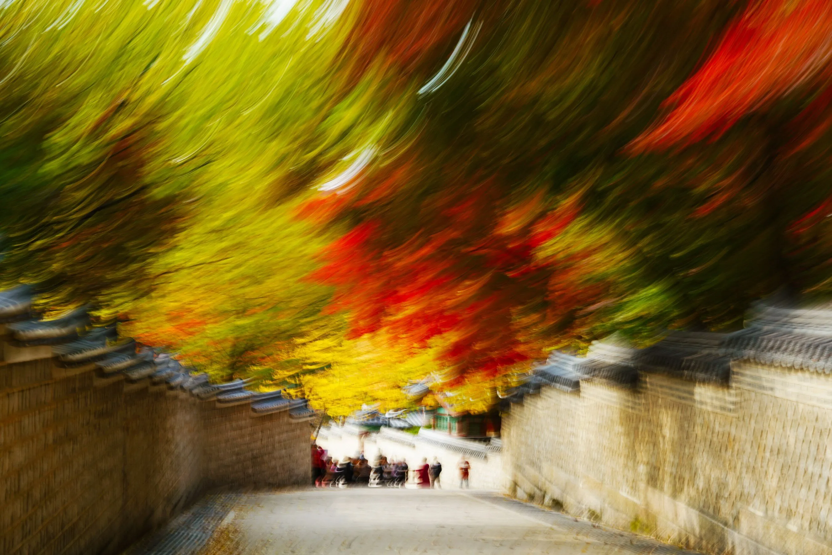 Tourist of Chosun dynasty palace