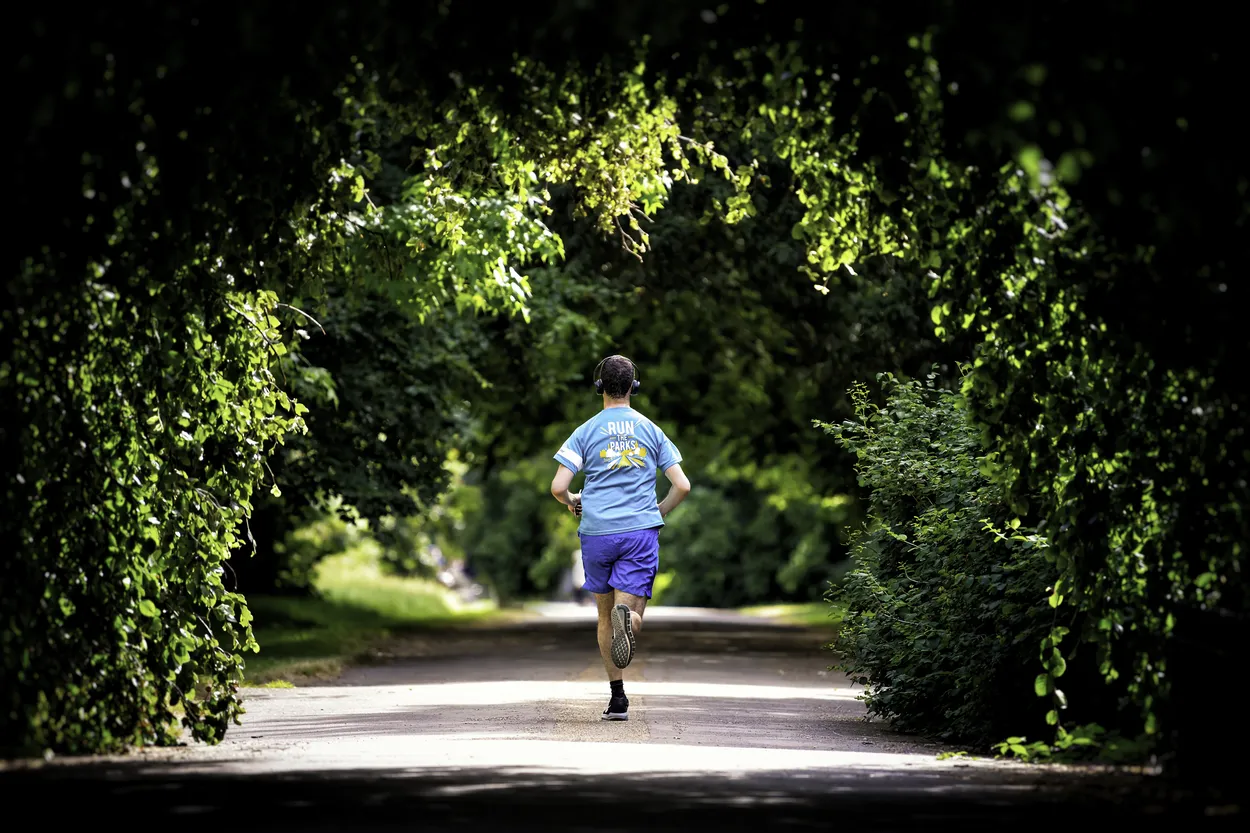 Runner in Hyde Park