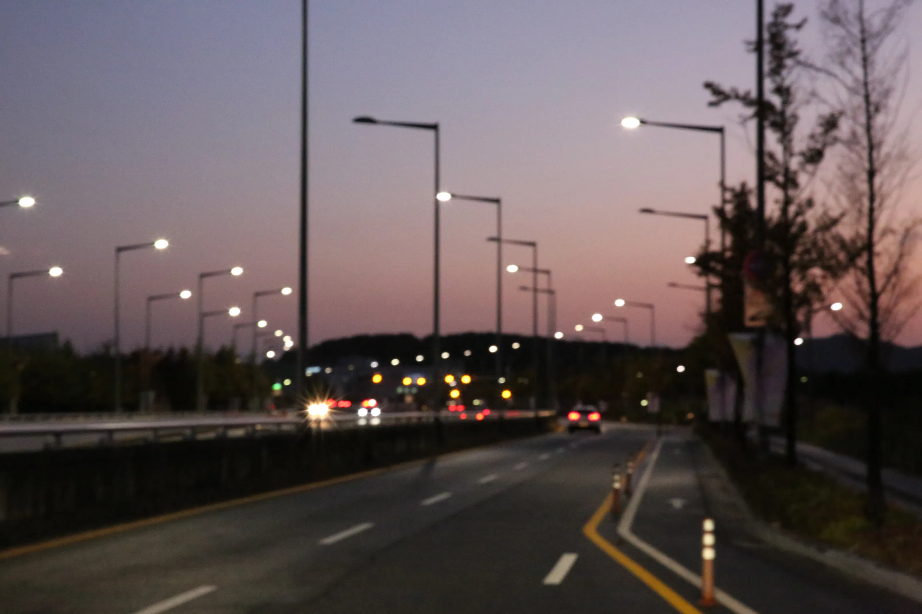 Night view near my house