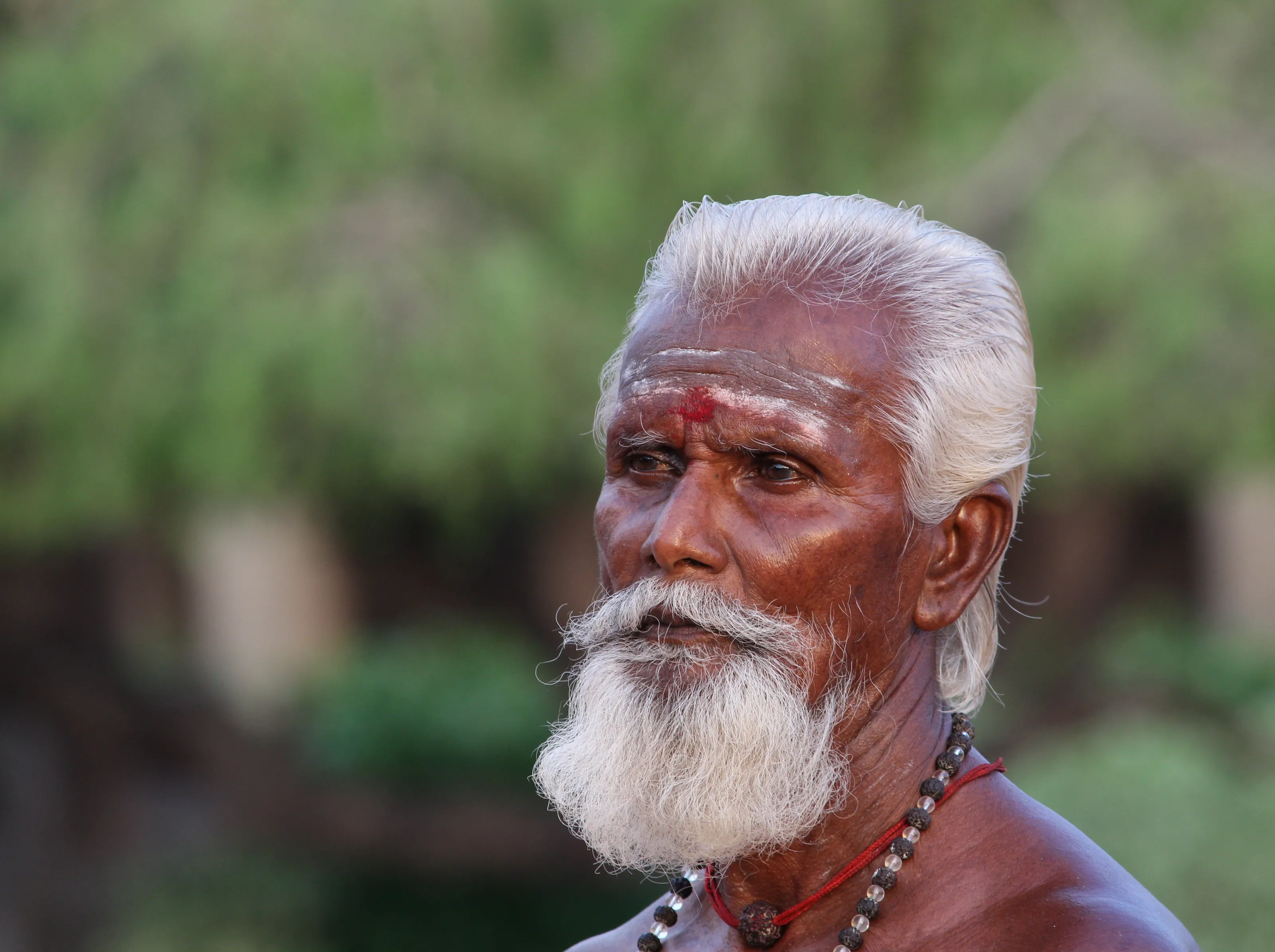 A devotee of God starts his day....
