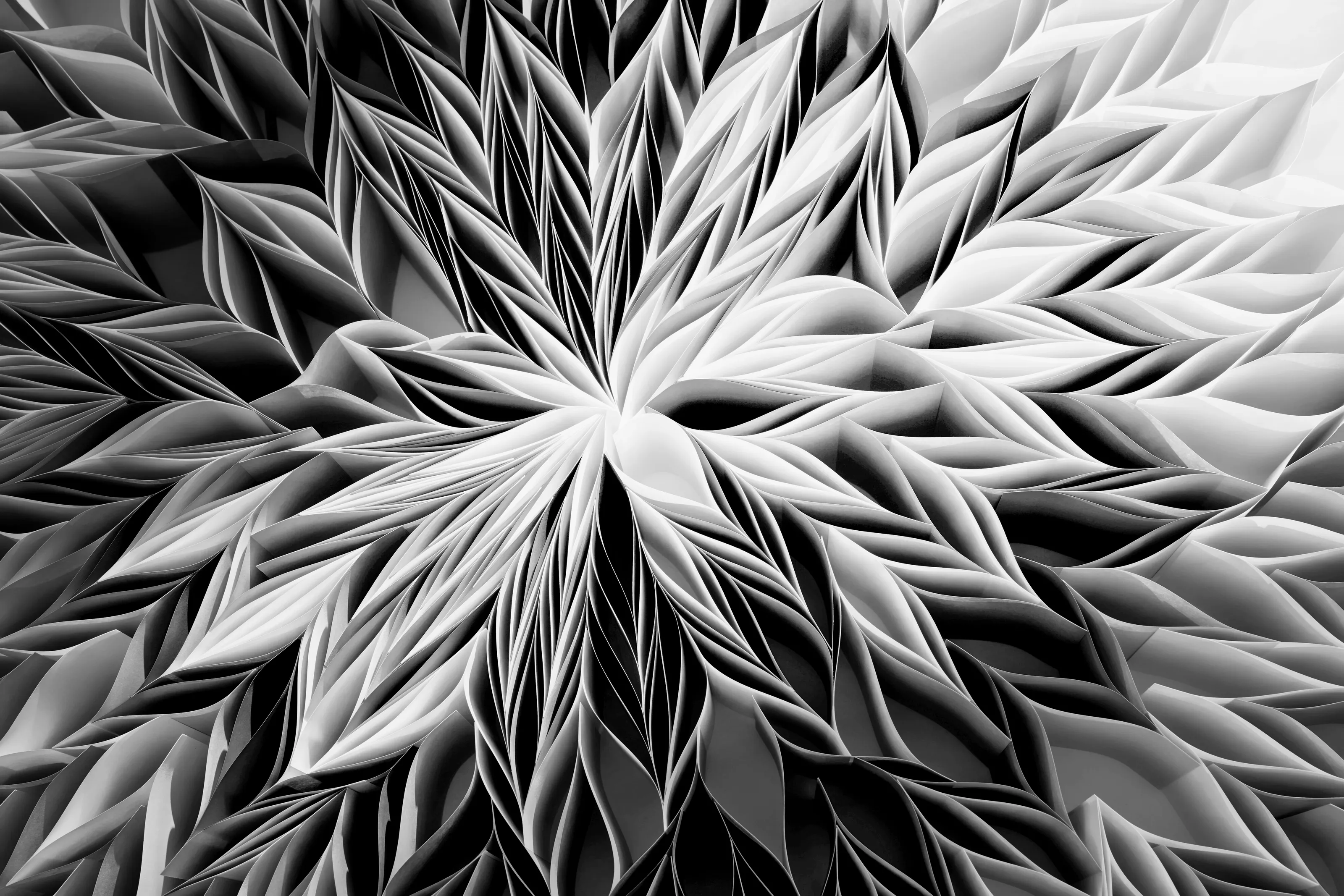 Post-it Notes Flower B&W