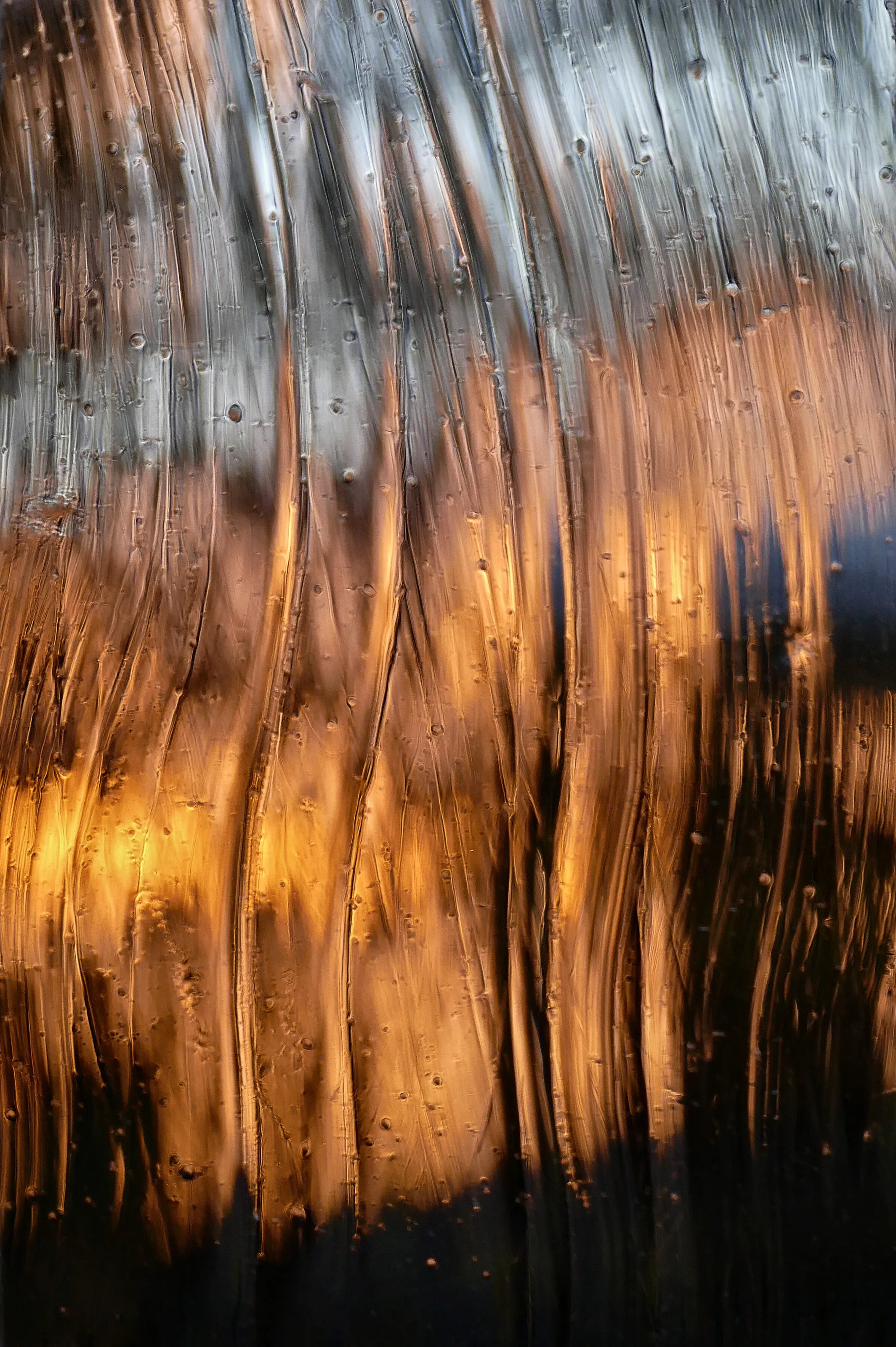 Antique Glass Sunset