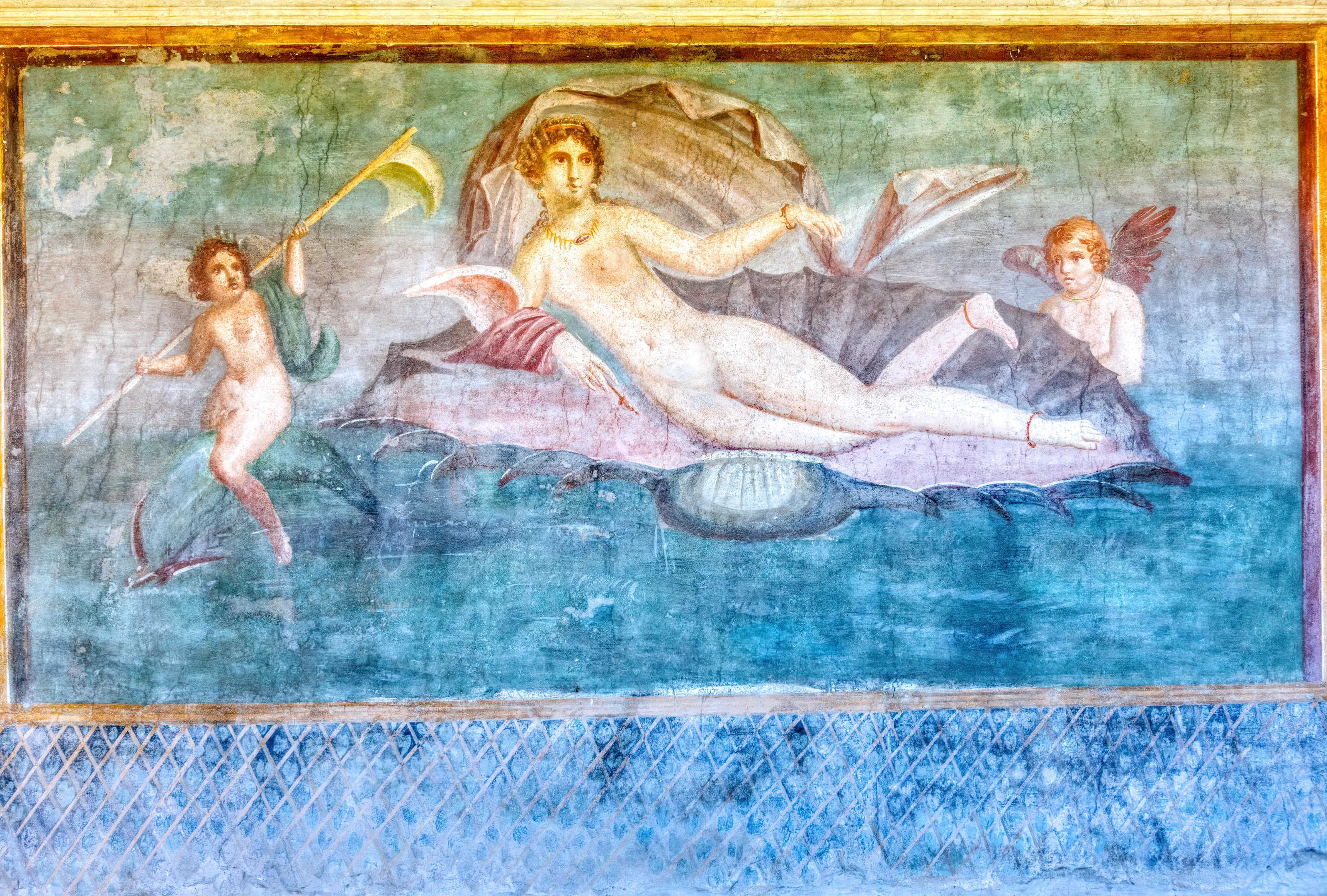 Fresco from House of Venus in the Shell