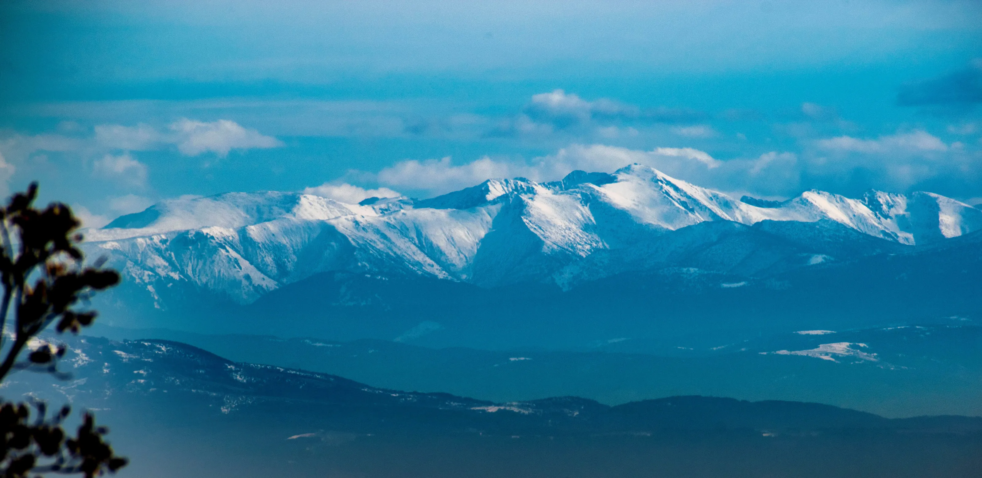 Big blue mountains