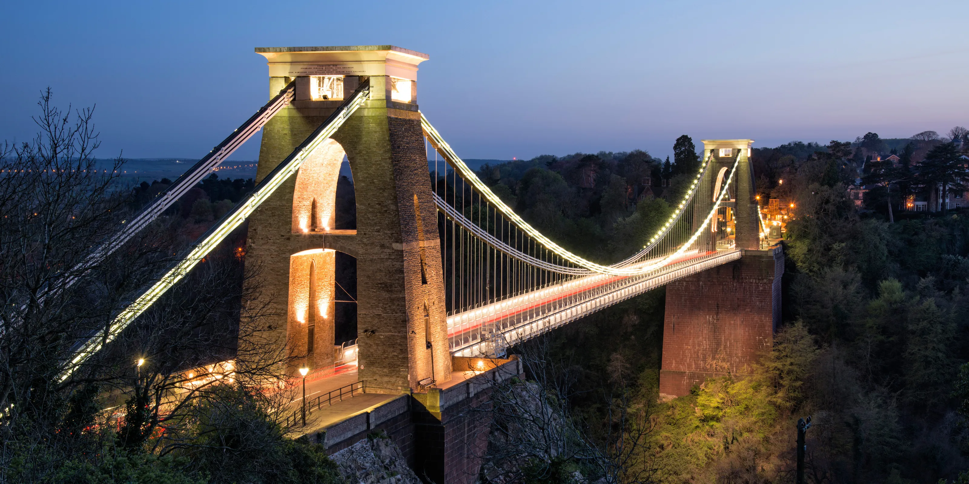 Clifton Suspension Bridge at Dusk