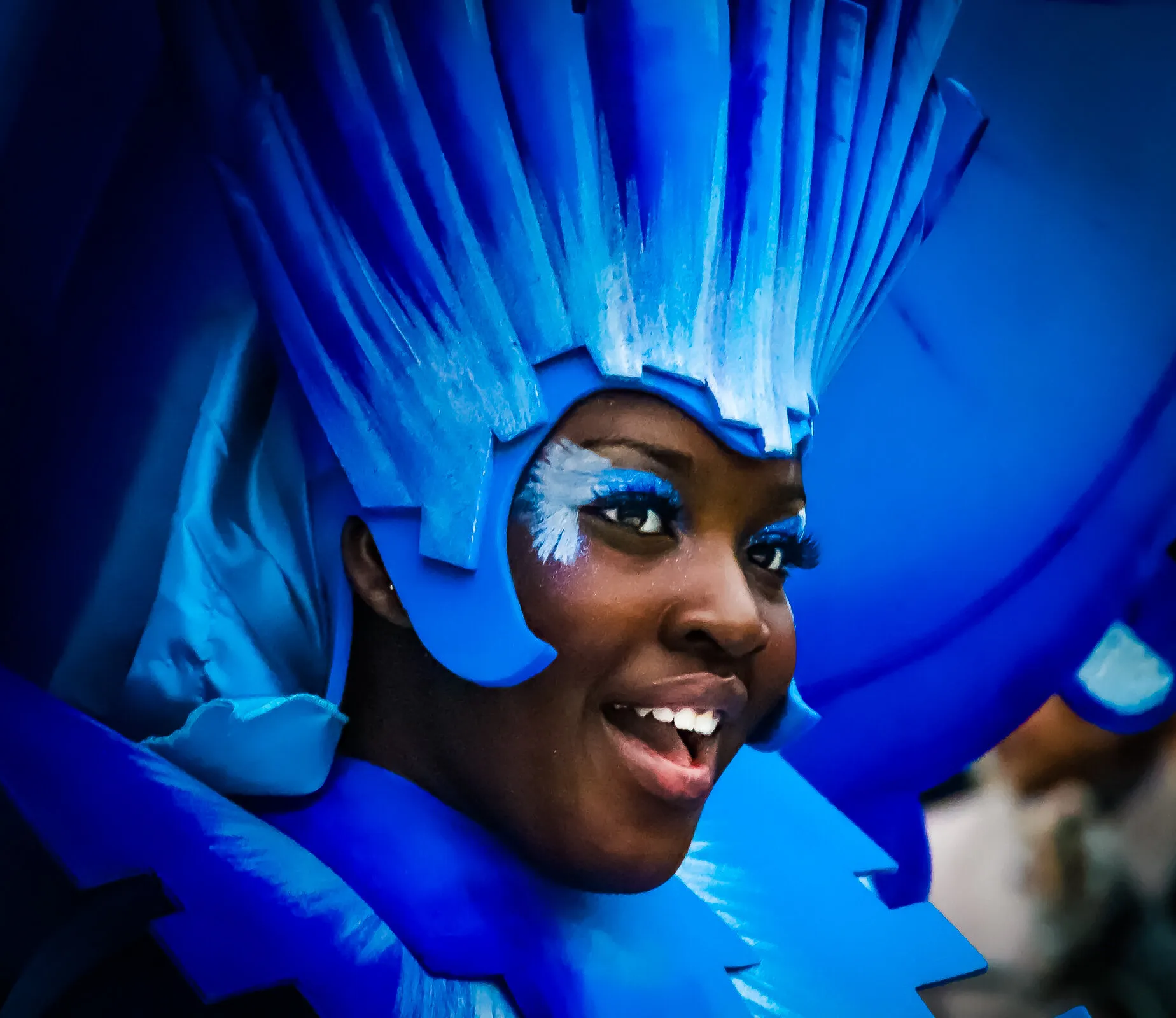 blue lady