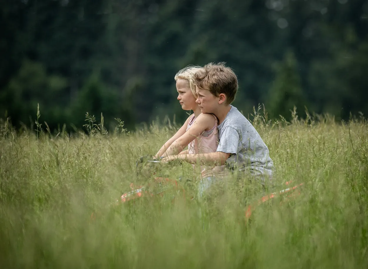 Kids on a Quad.