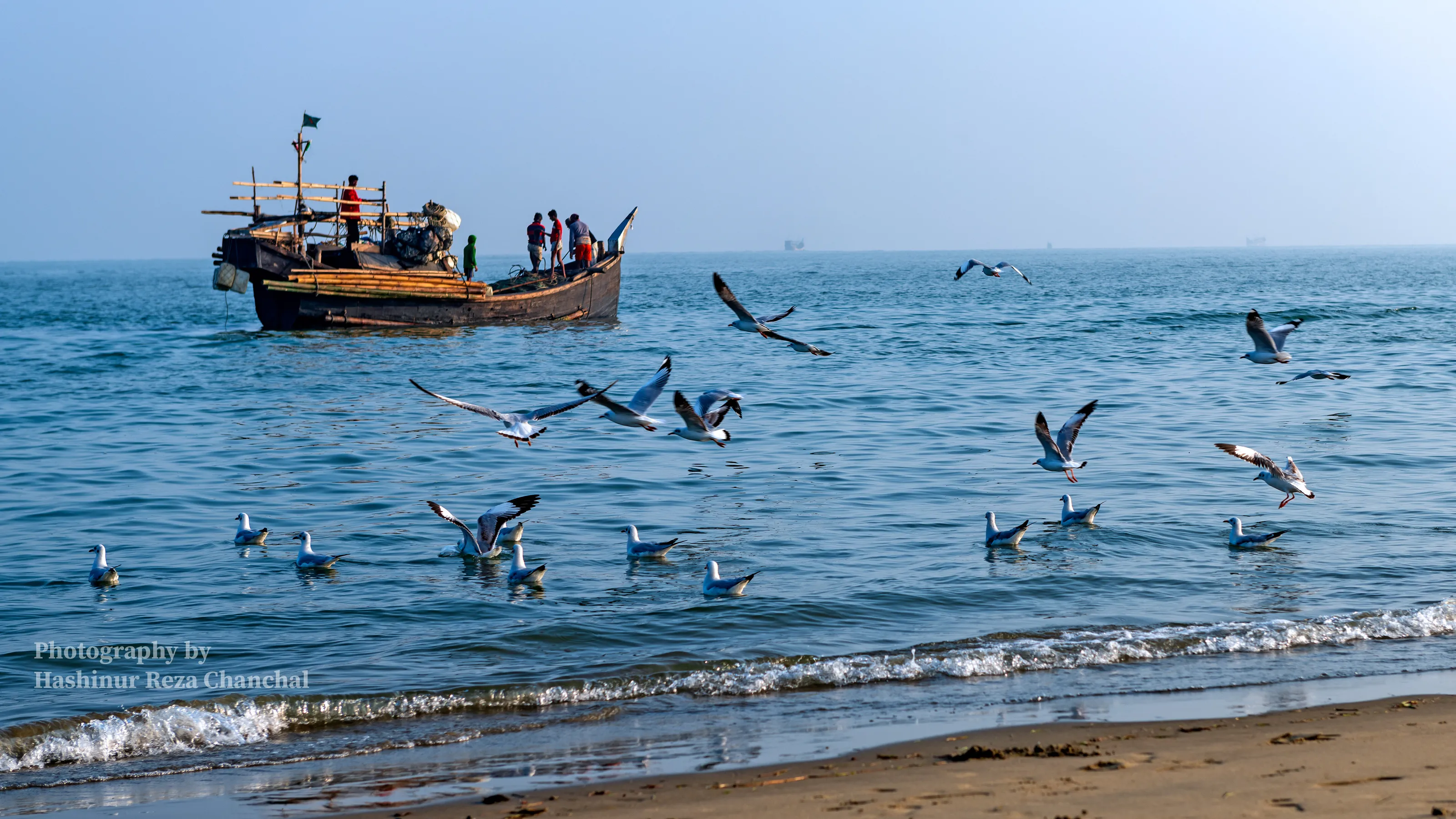 Winter Morning in Bay of Bengal