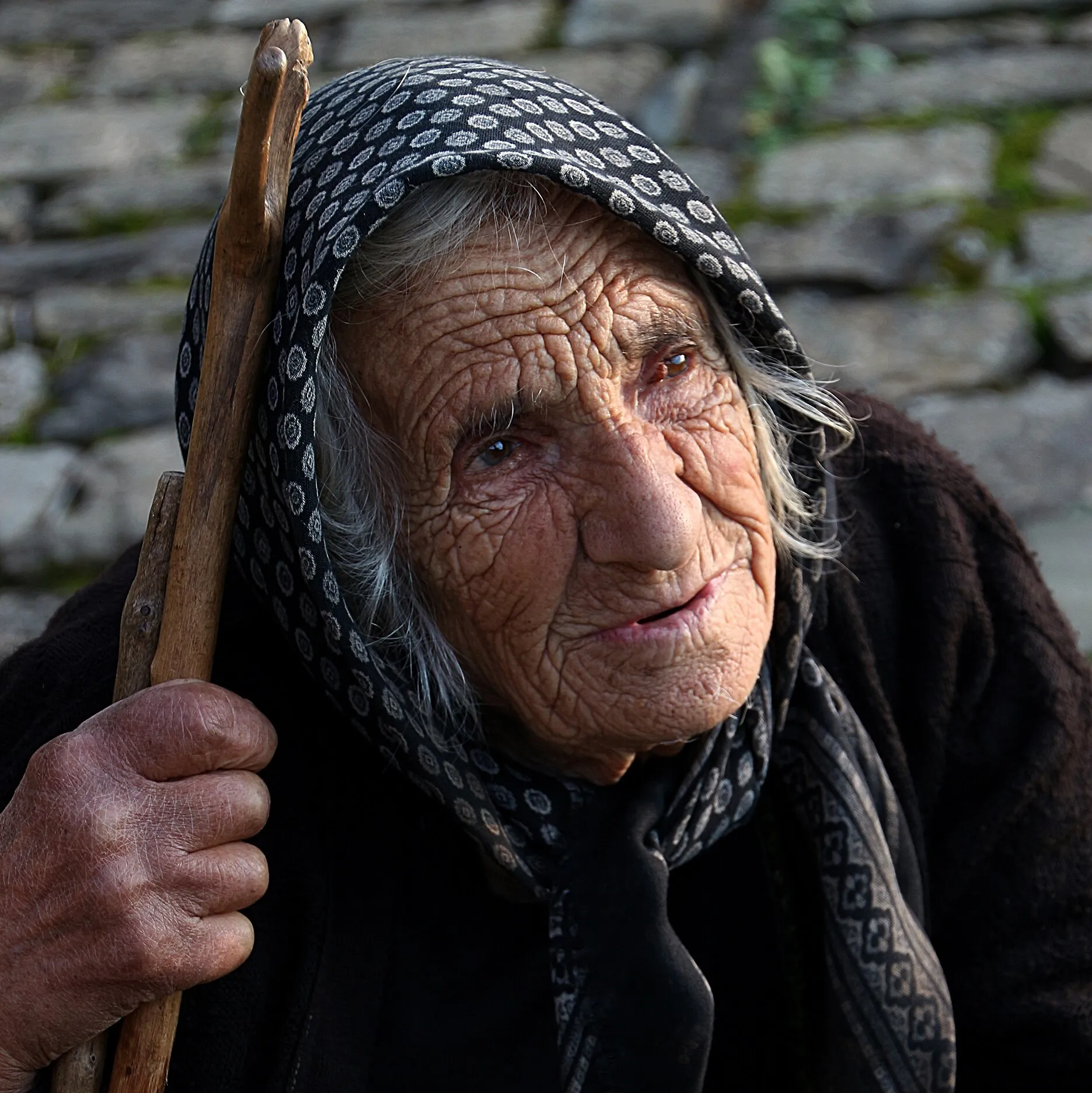 Old Greek lady