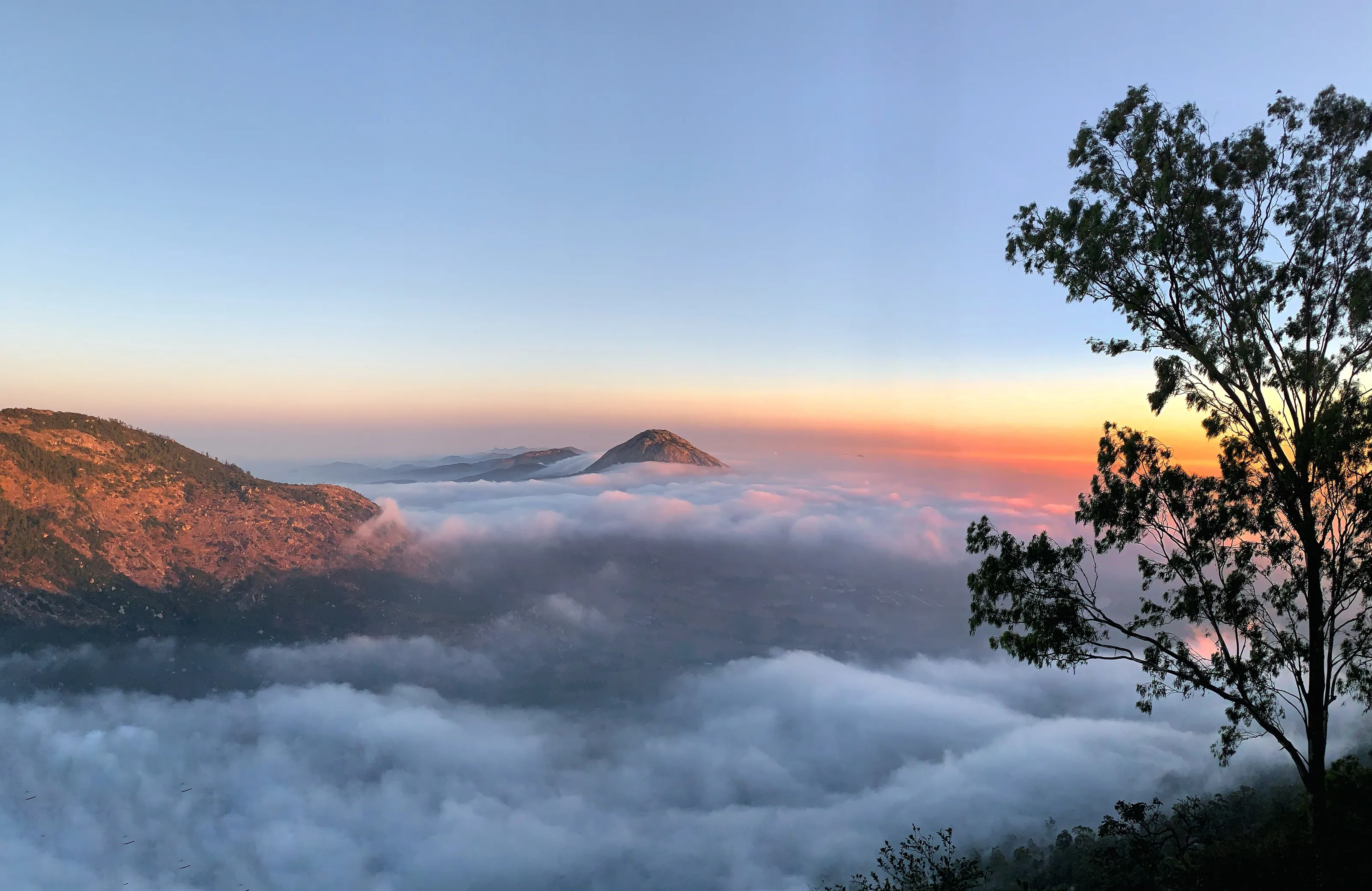 Sunrise at Nandi Hills, Bangalore