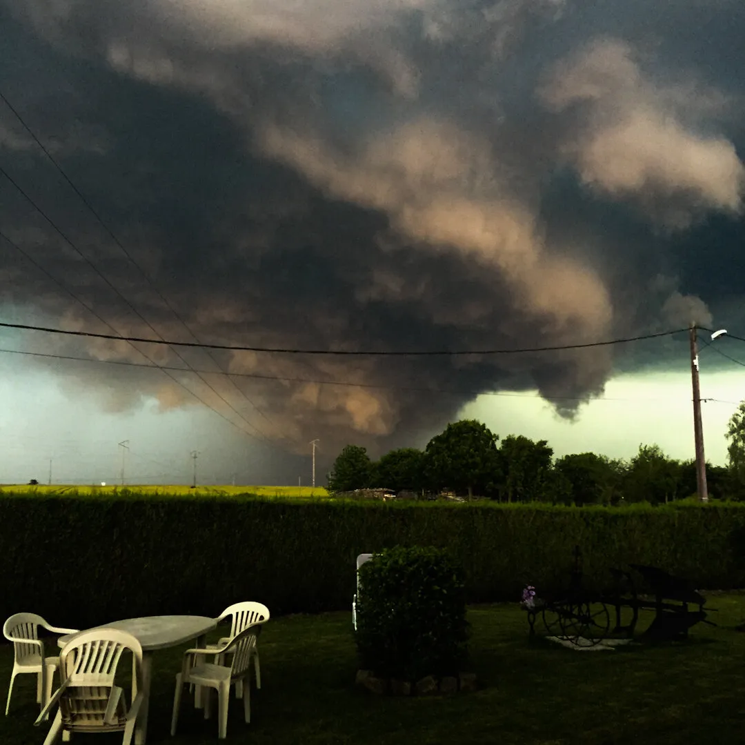 Stormclouds in the North of France