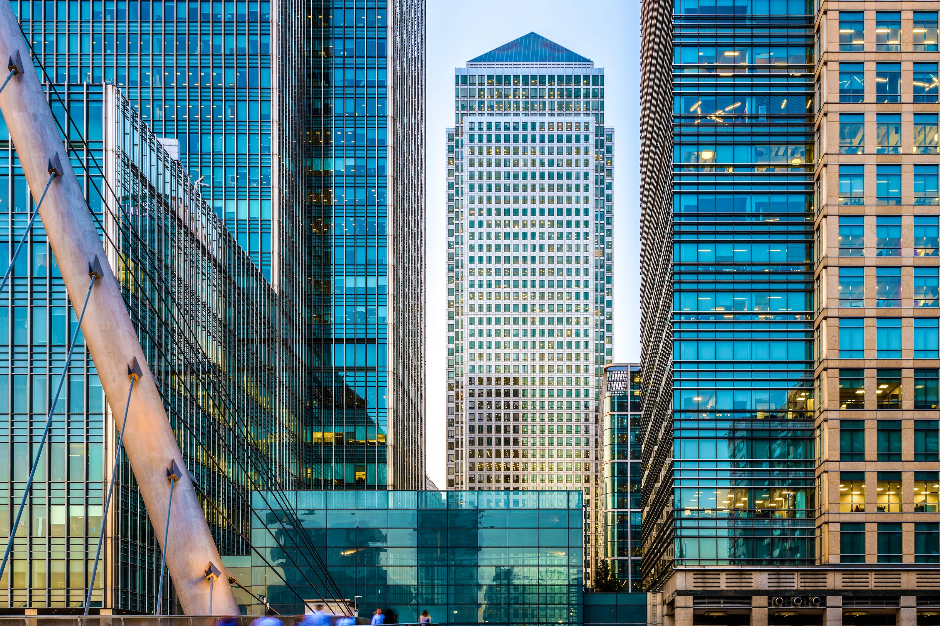 Skyscrapers in Canary Wharf