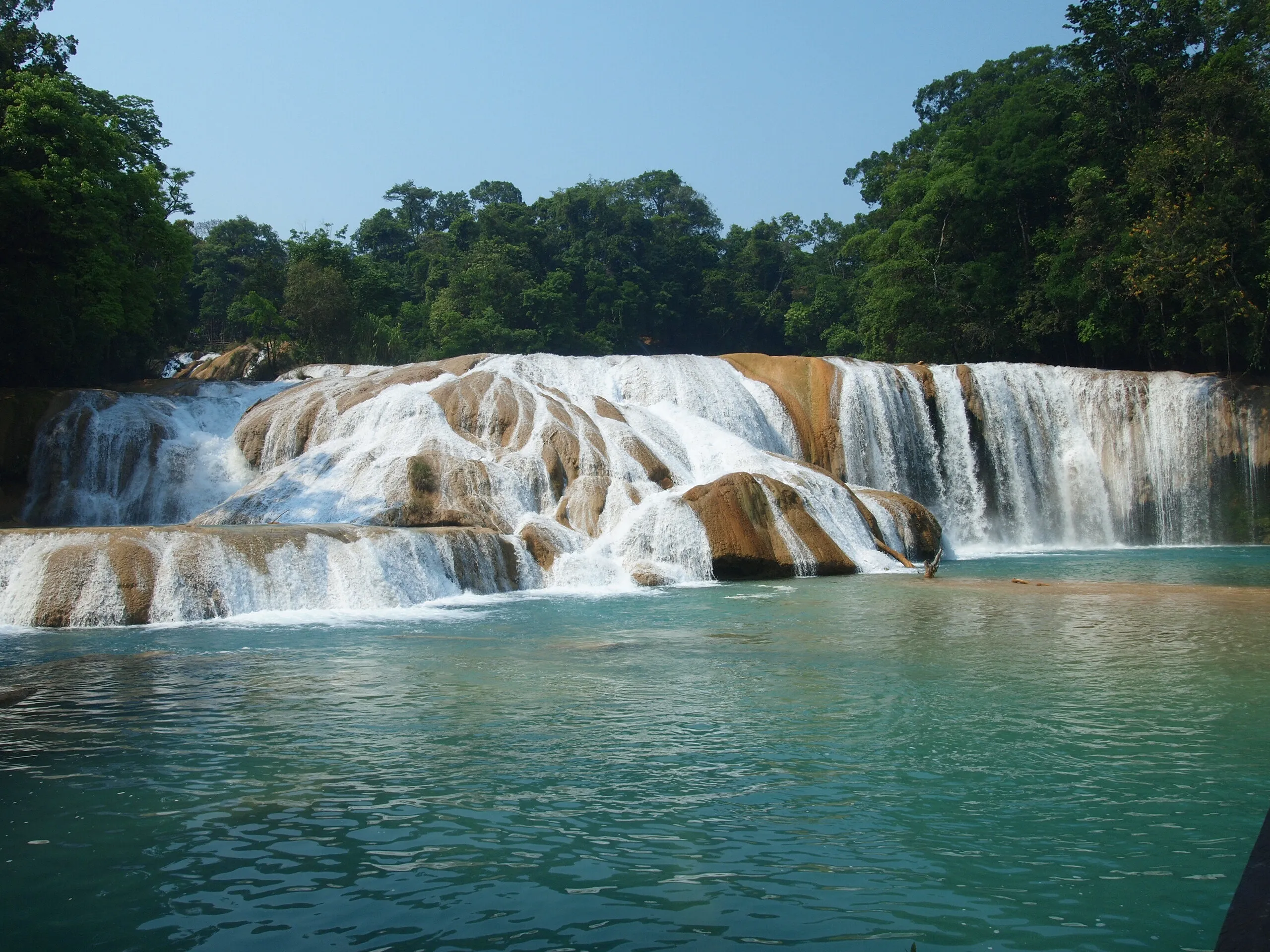 Agua Azul waterfalls in Chiapas, Mexico