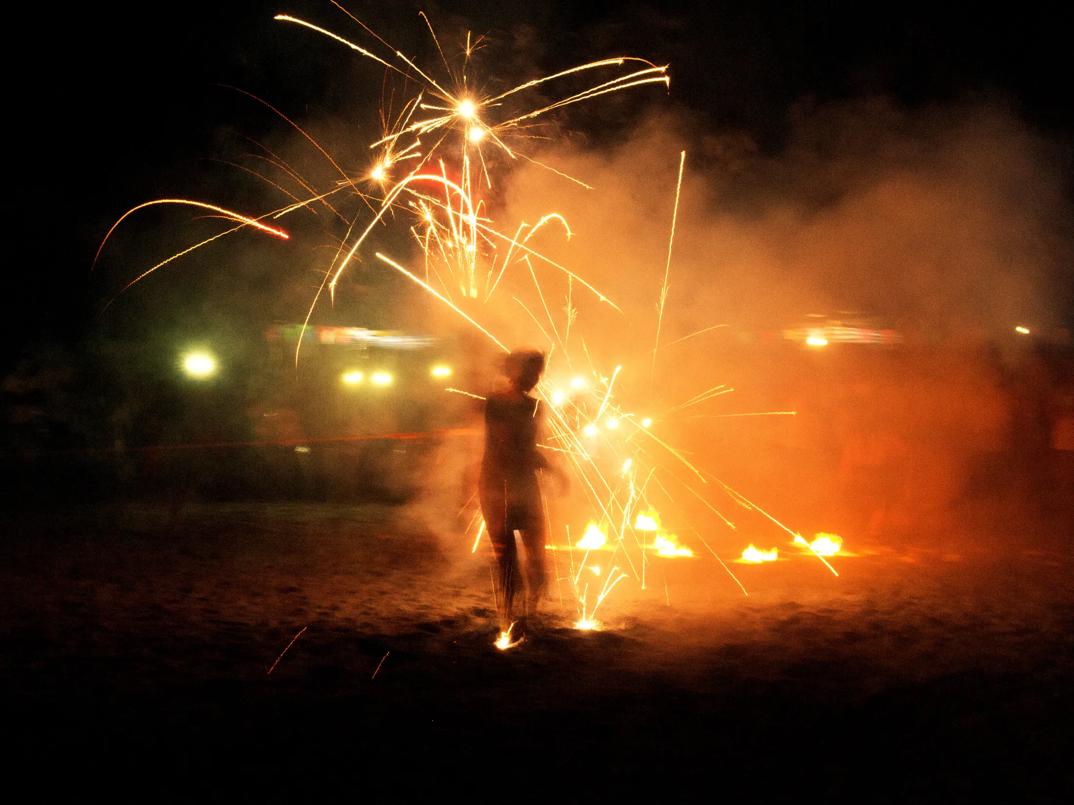 Come magic and fire!