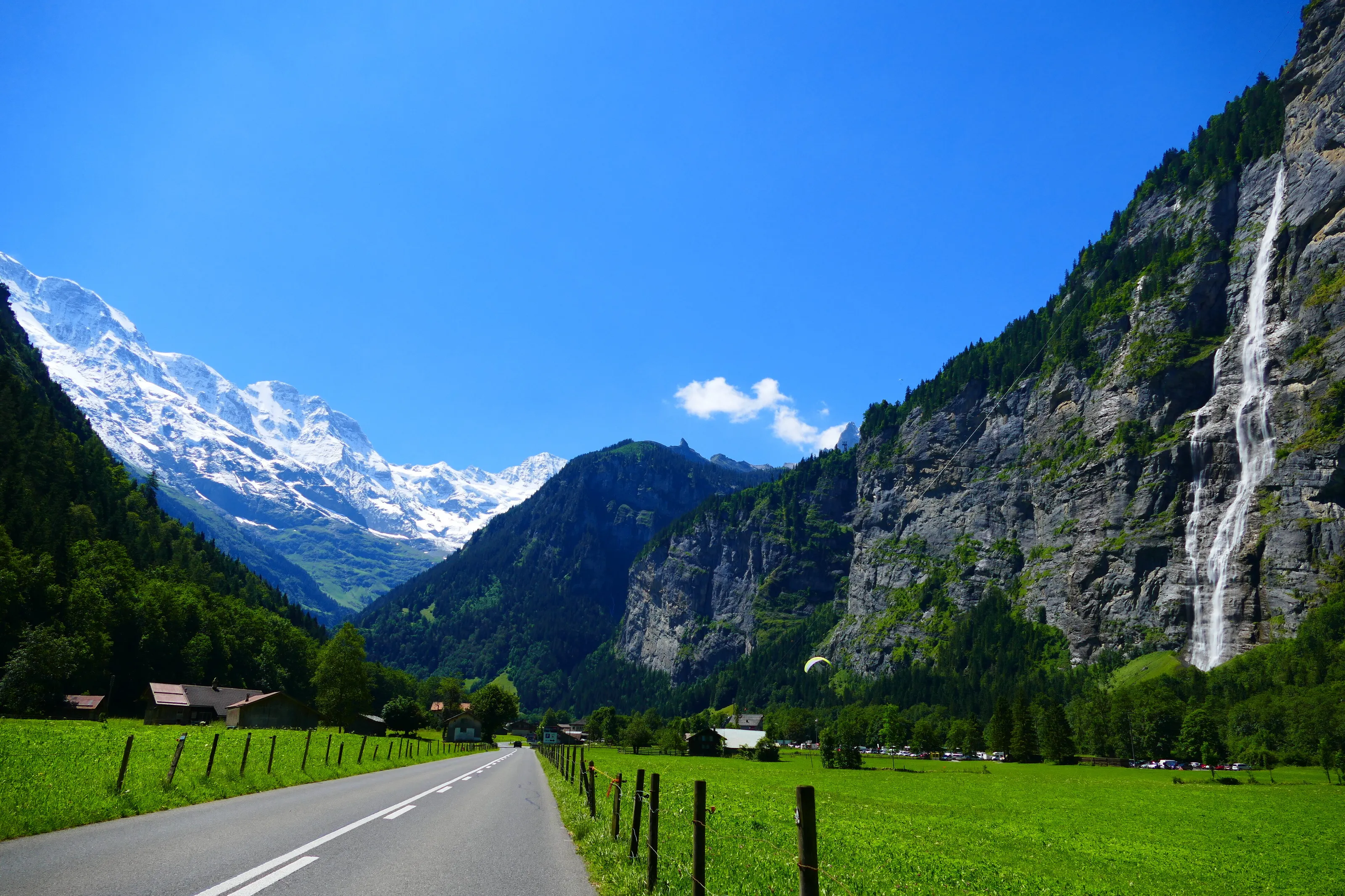 Waterfalls and Mountains