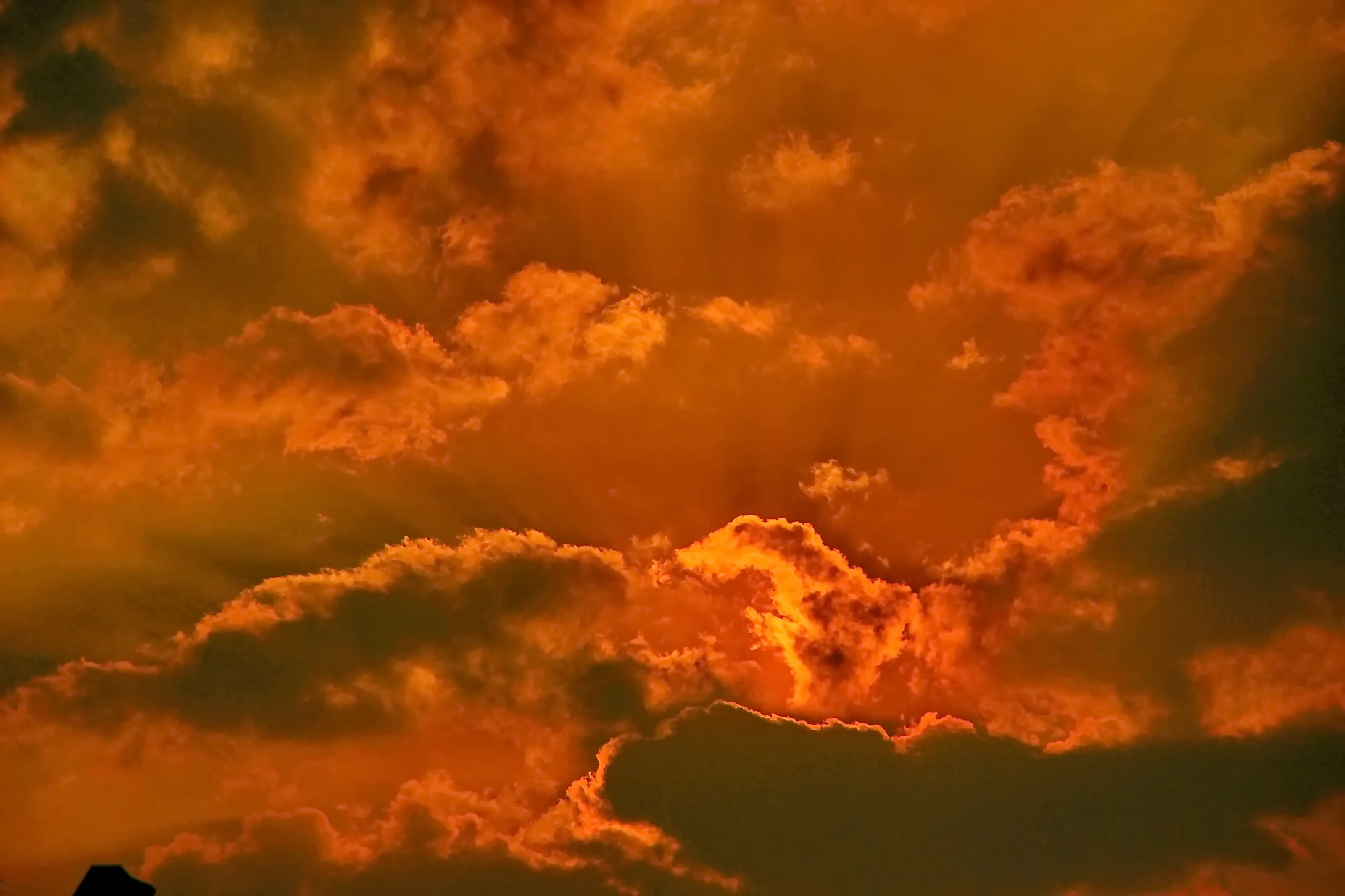 orange sky