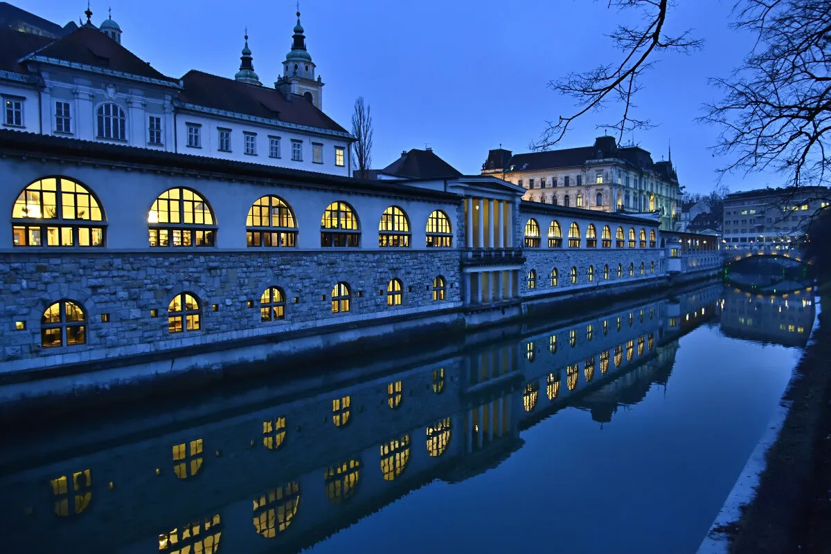 Ljubljana blue hour