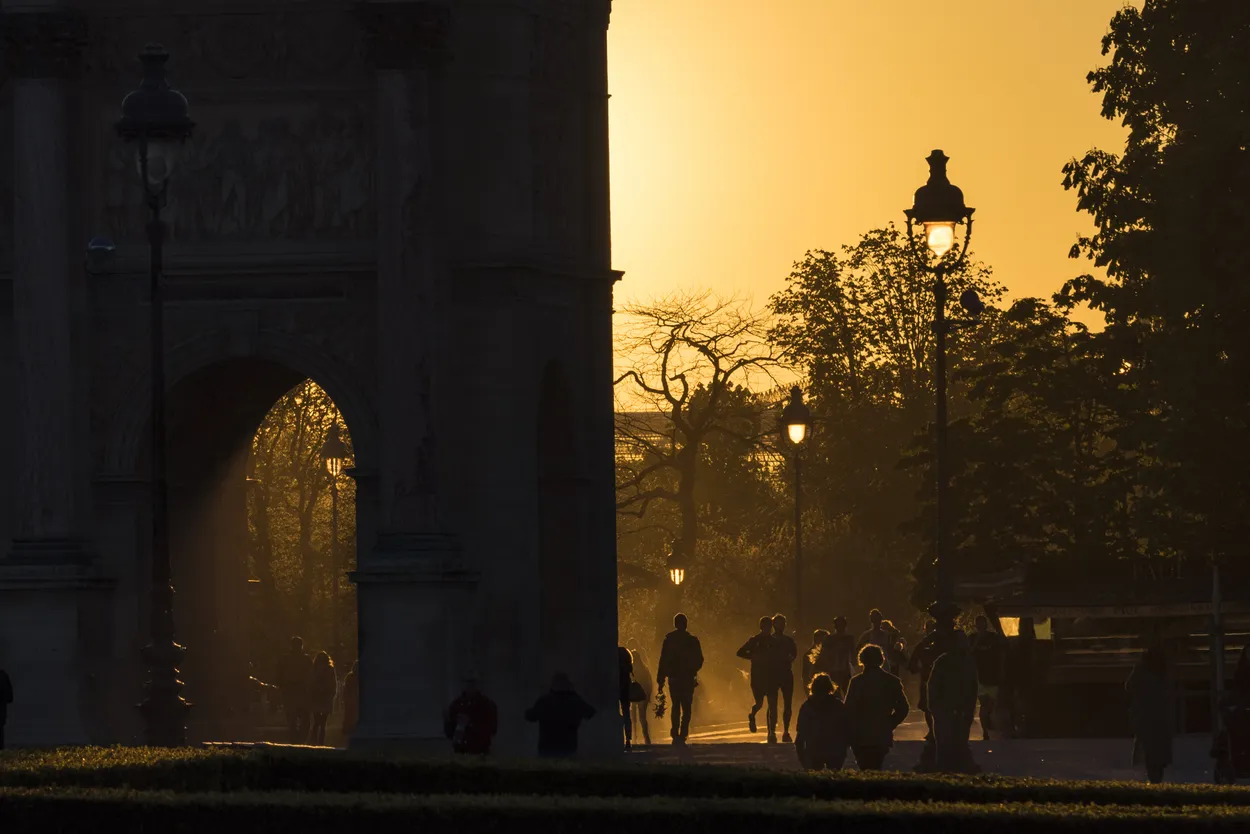 Sunset in Paris