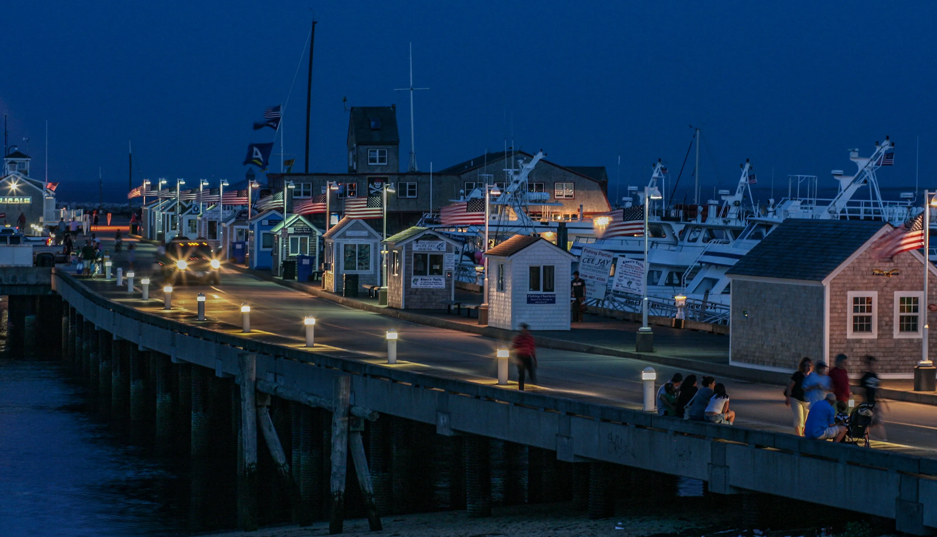 Pier at Night in P-Town