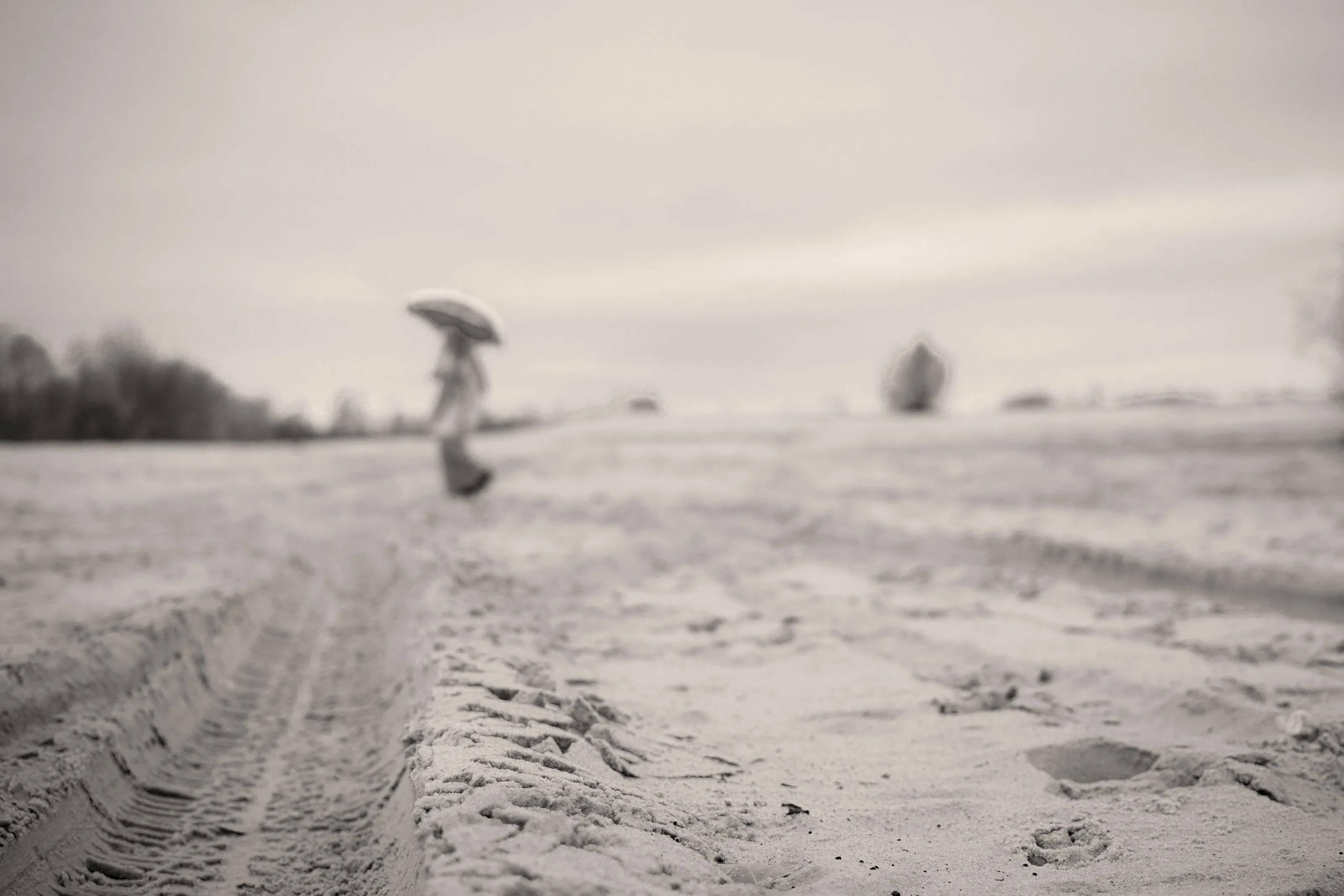 Walk at the sand