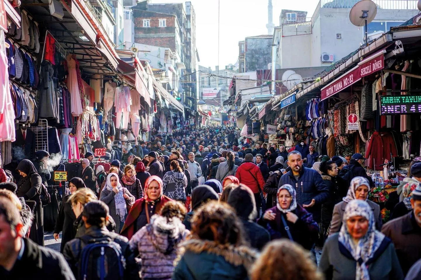 The Crowds in Istanbul