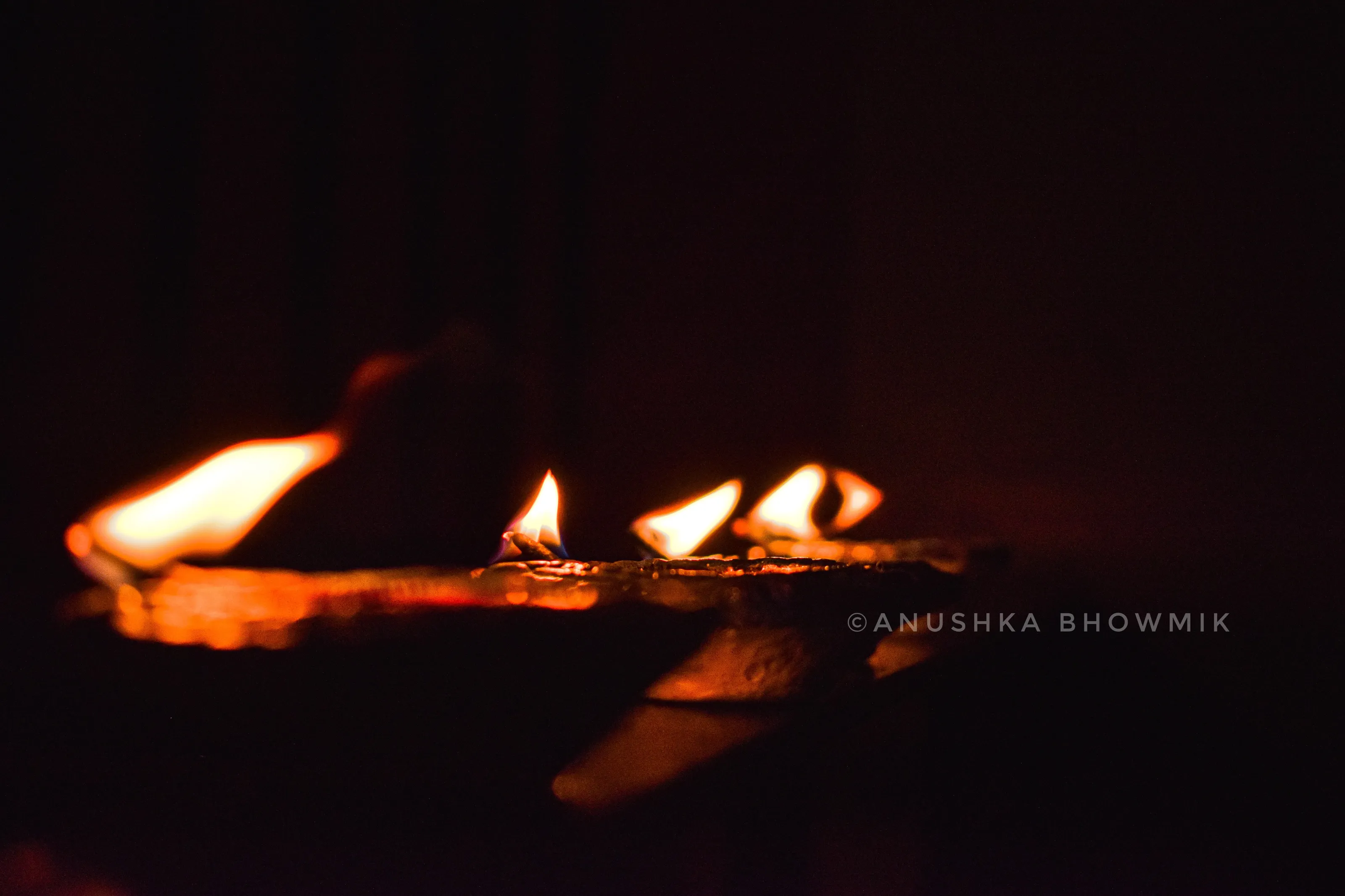 Flames of solitude.