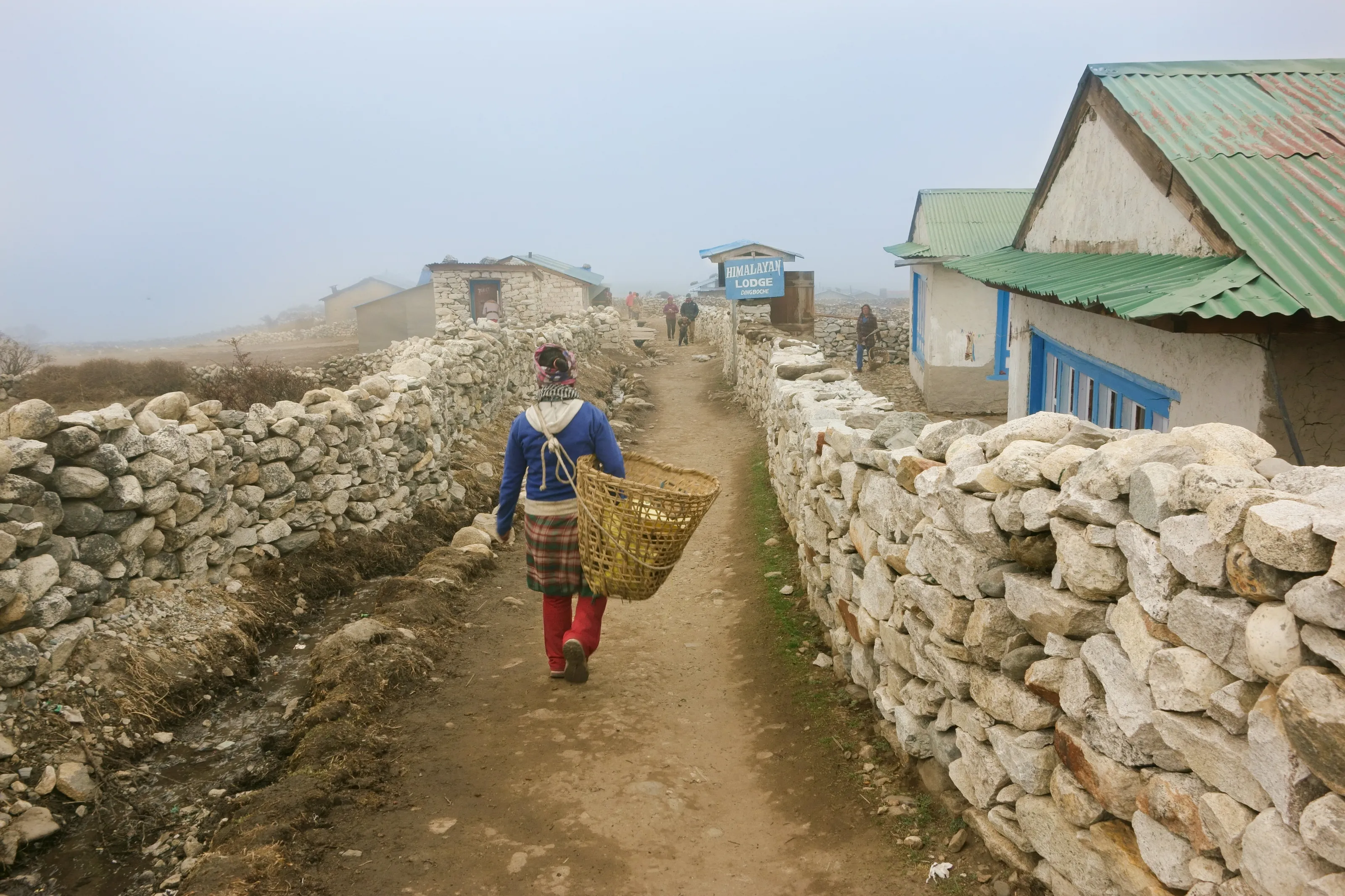 Woman with Basket