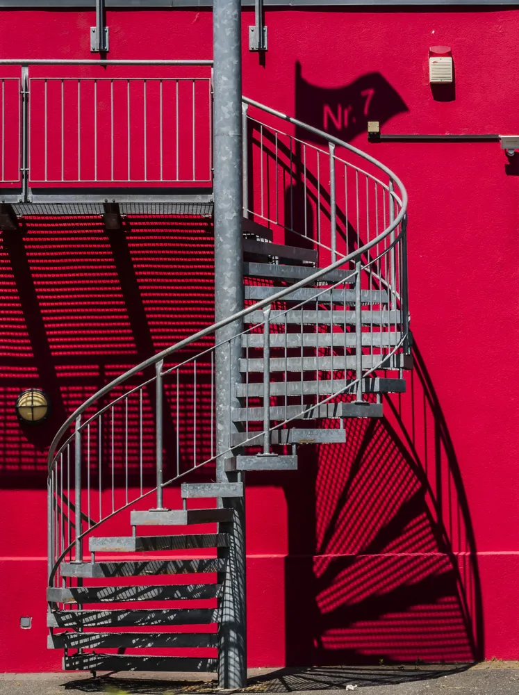 Stair on Red