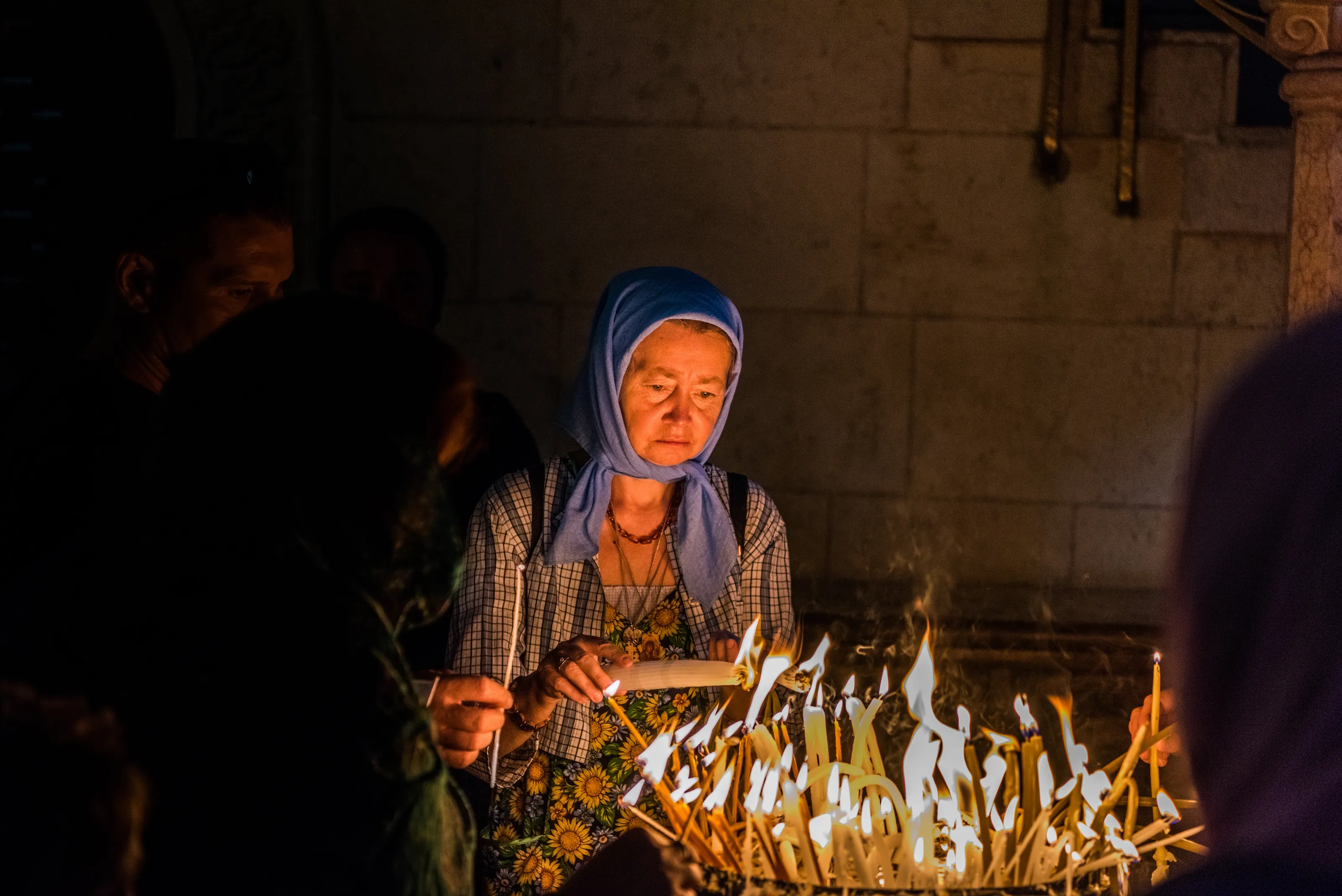 Woman with candle