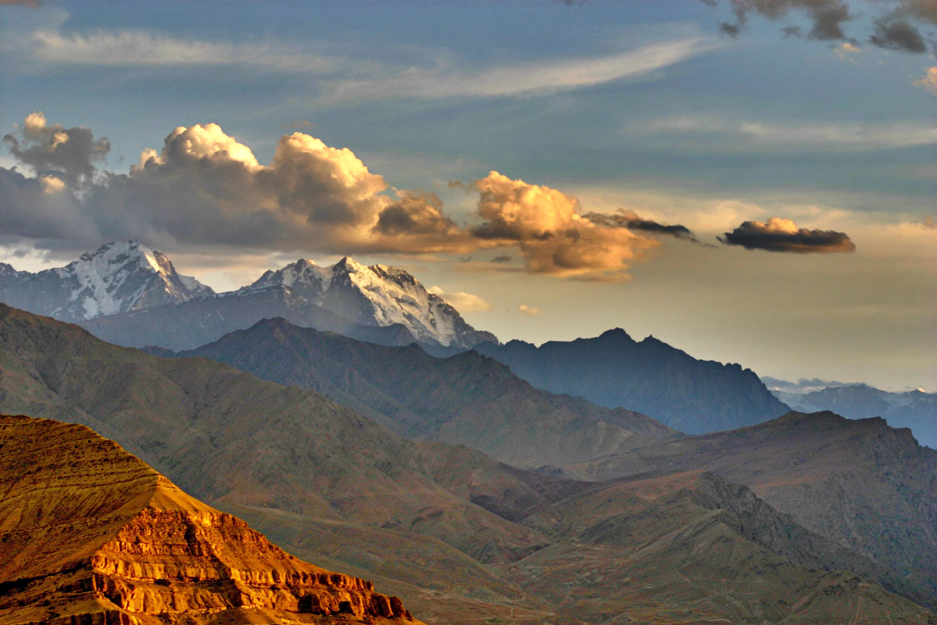 Sunset on Himalayas