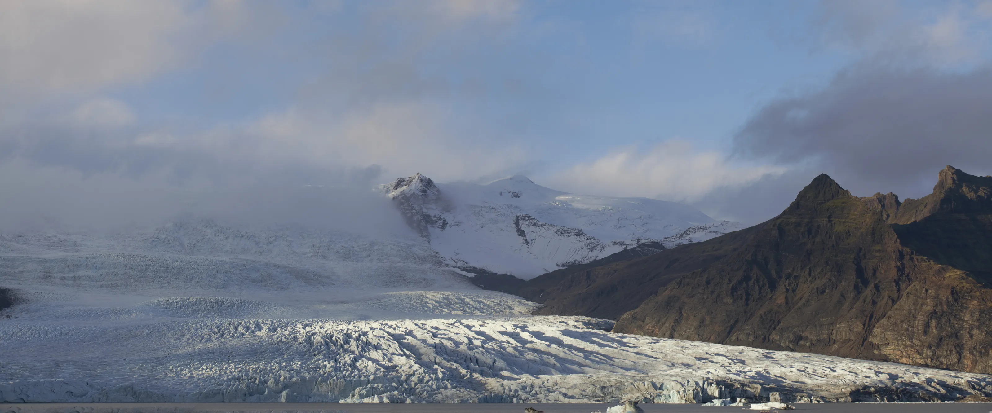 Fjallsárlón, Fjallsjökull and Miðaftanstindur