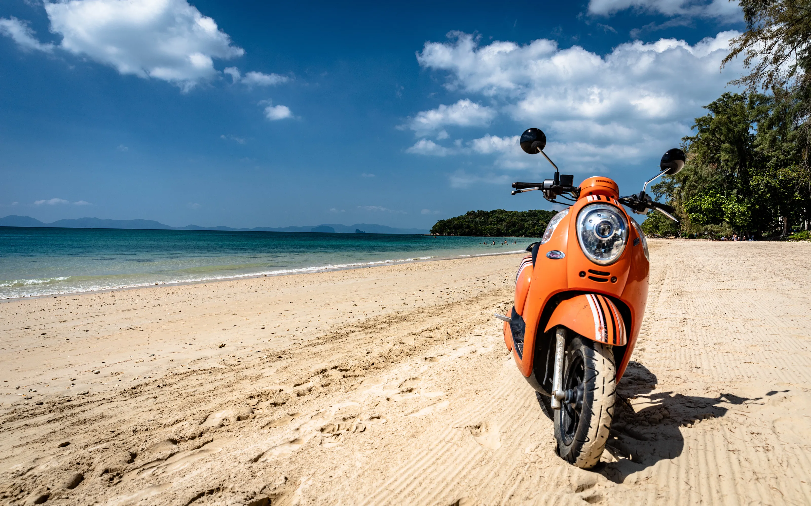 Biker beach