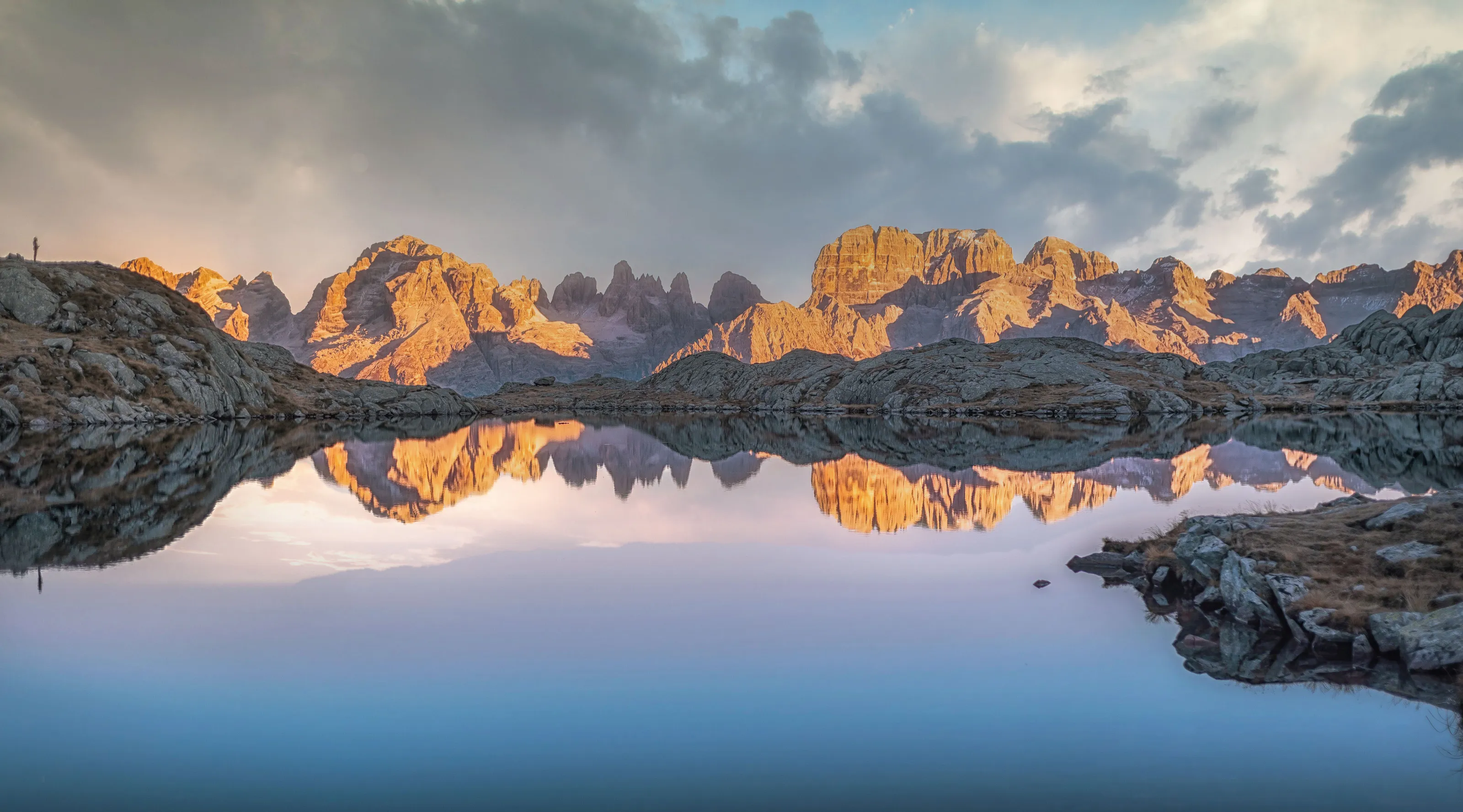 sunset Dolomites