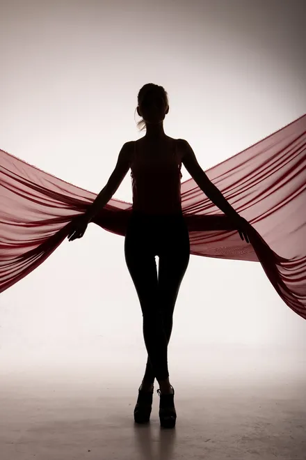 Red silk
