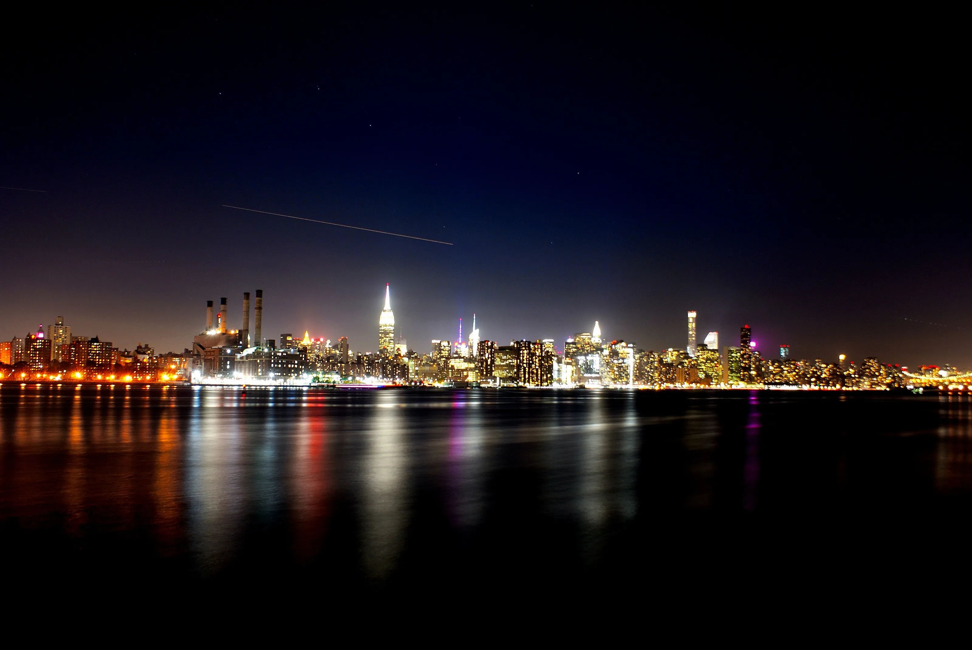 Manhatten at night