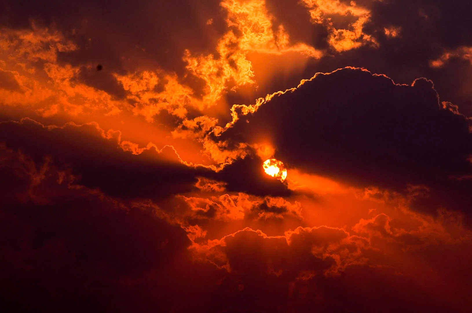 Colourful morning sky