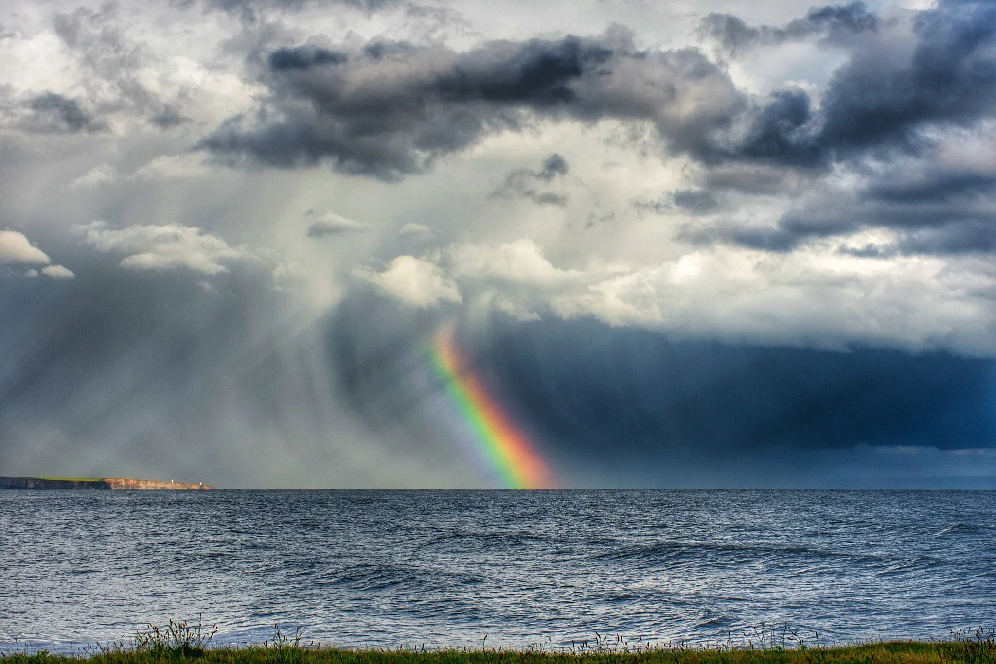 Rainbow on the sea