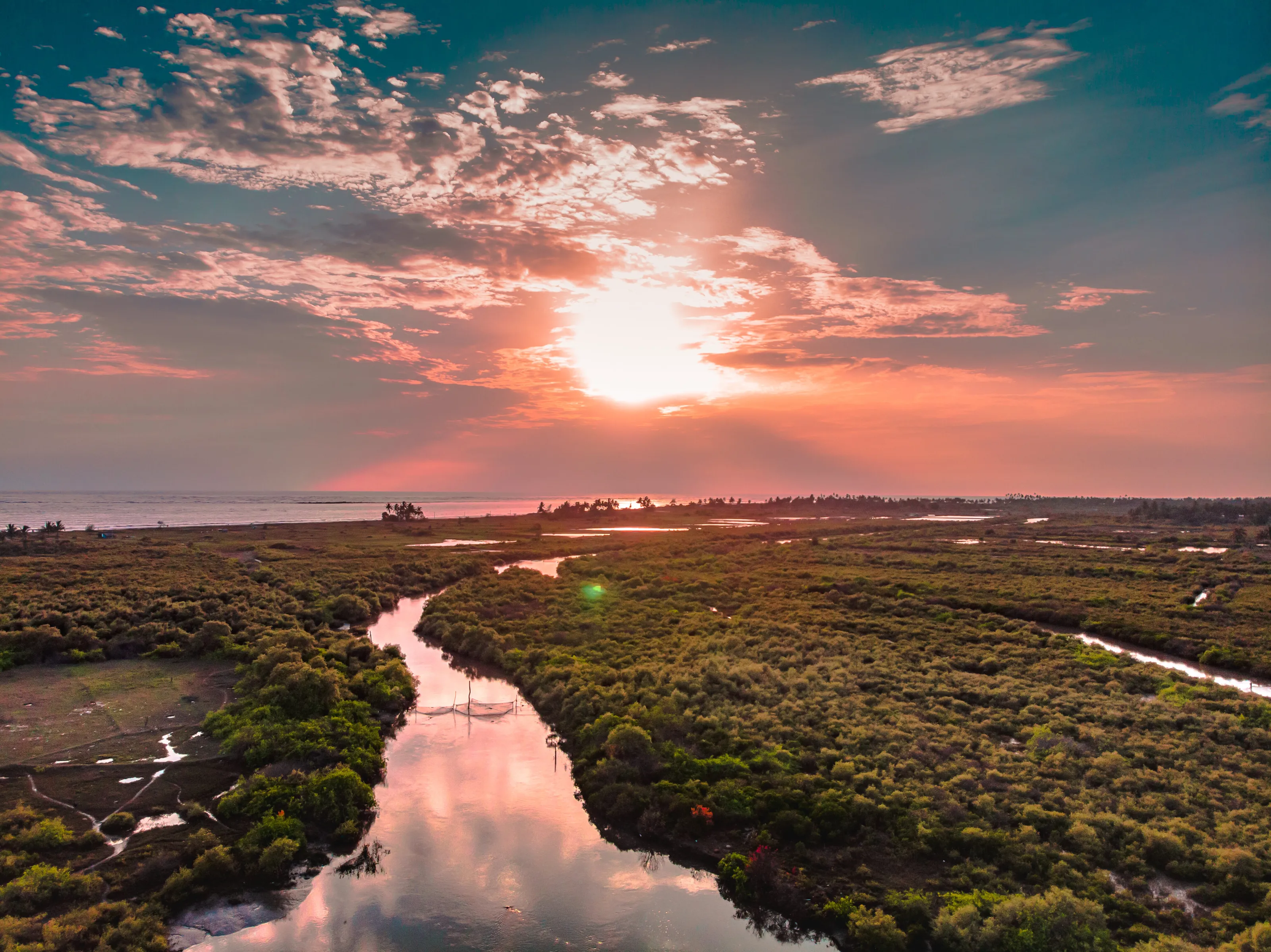 Sunset River & Beach