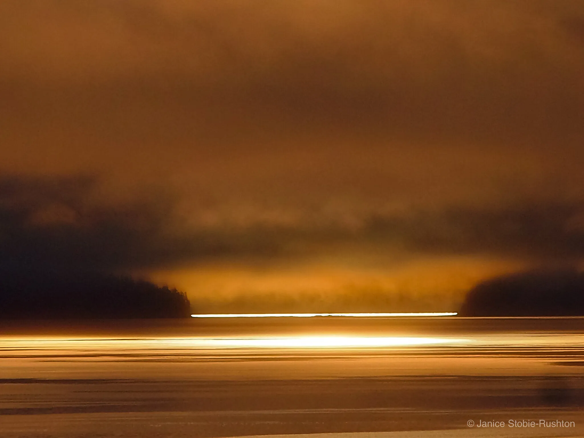 Foggy Sunrise on the coast